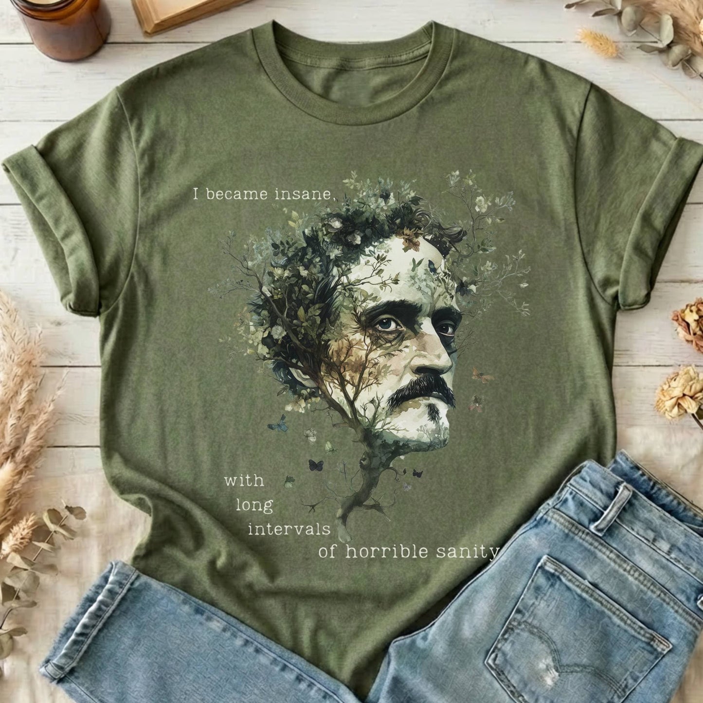 T-Shirts Military Green / S Design 141 T-Shirt The Mystic Eden