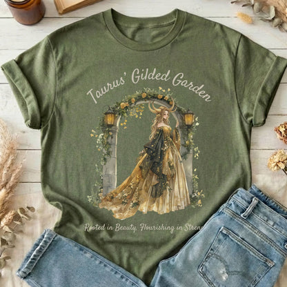 T-Shirts Military Green / S Design 152 T-Shirt The Mystic Eden