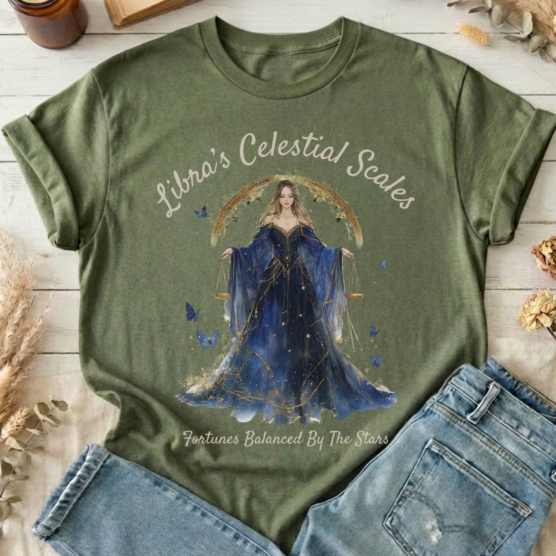 T-Shirts Military Green / S Design 158 T-Shirt The Mystic Eden