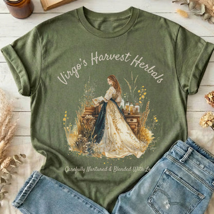 T-Shirts Military Green / S Design 159 T-Shirt The Mystic Eden