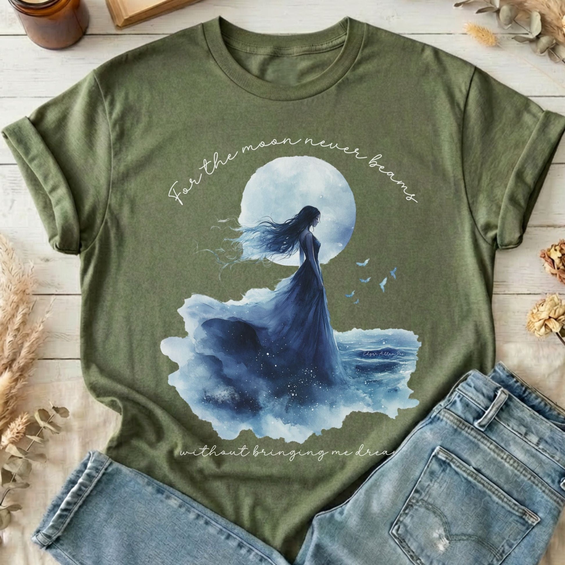 T-Shirts Military Green / S Design 173 T-Shirt The Mystic Eden