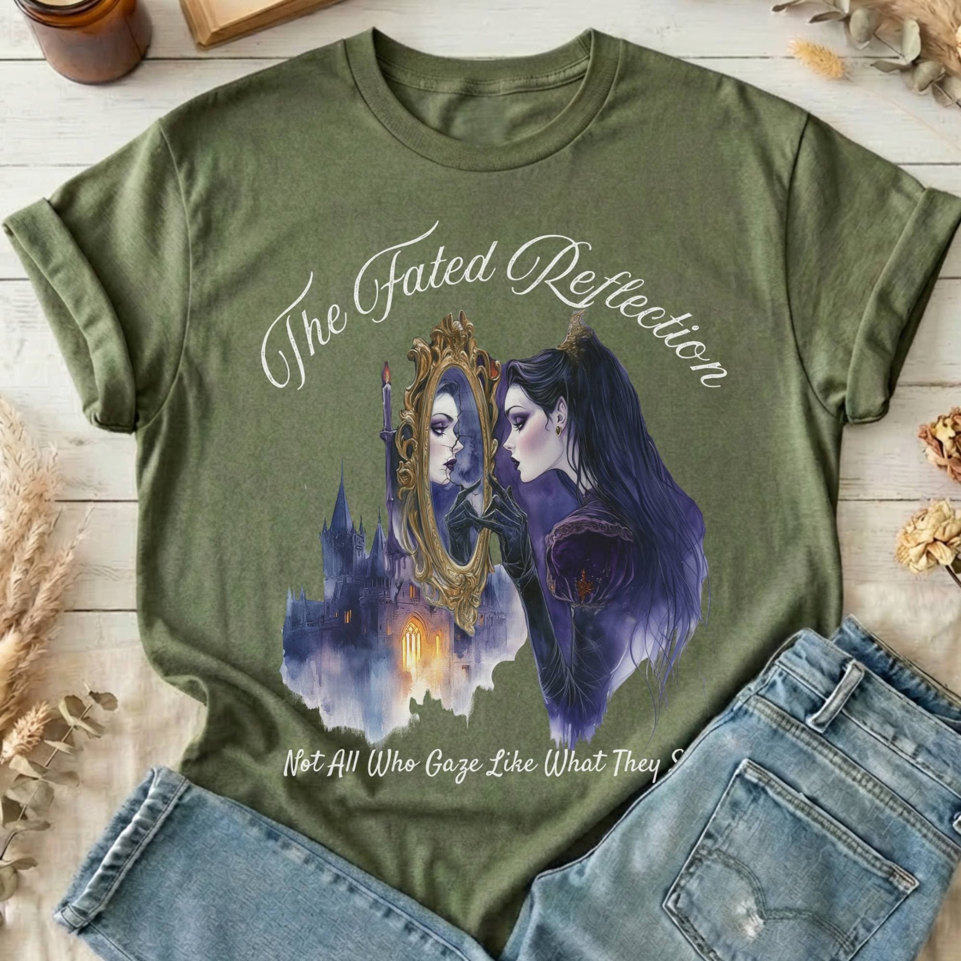 T-Shirts Military Green / S Design 188 T-Shirt The Mystic Eden