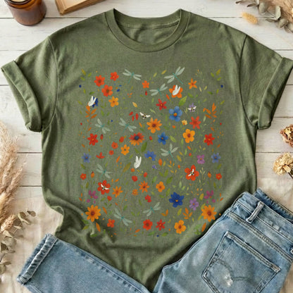 T-Shirts Military Green / S Design 226 T-Shirt The Mystic Eden
