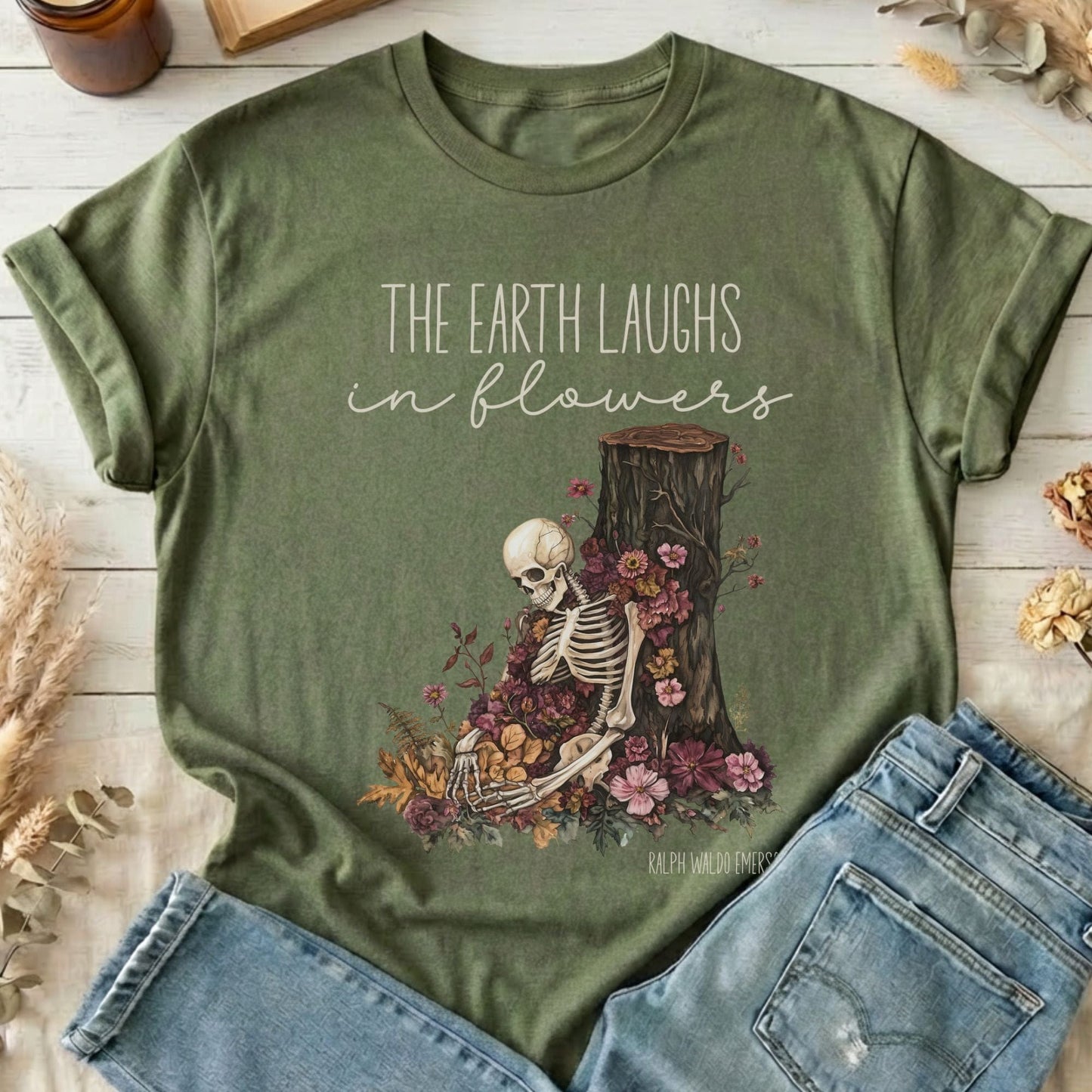 T-Shirts Military Green / S Design 239 T-Shirt The Mystic Eden