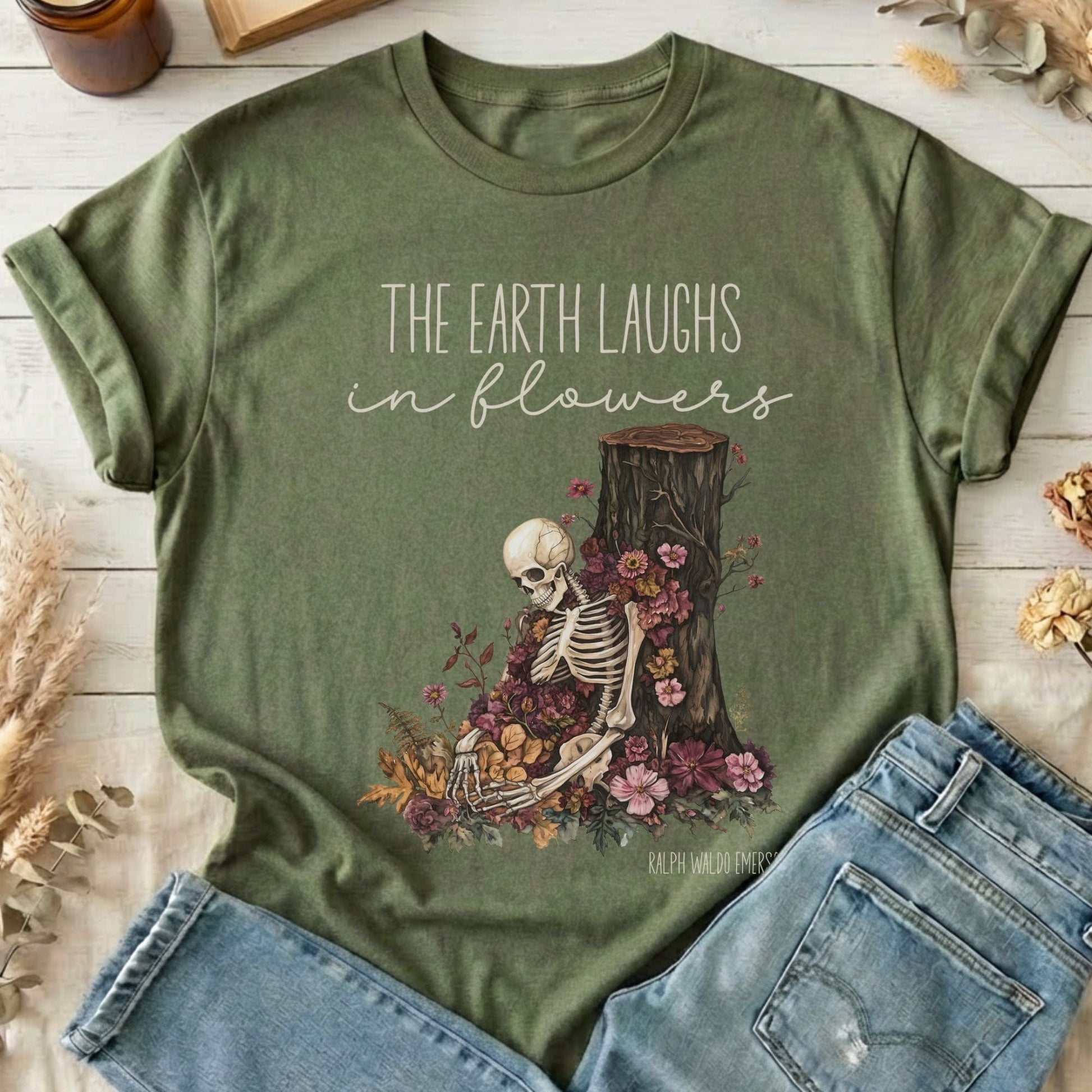 T-Shirts Military Green / S Design 239 T-Shirt The Mystic Eden