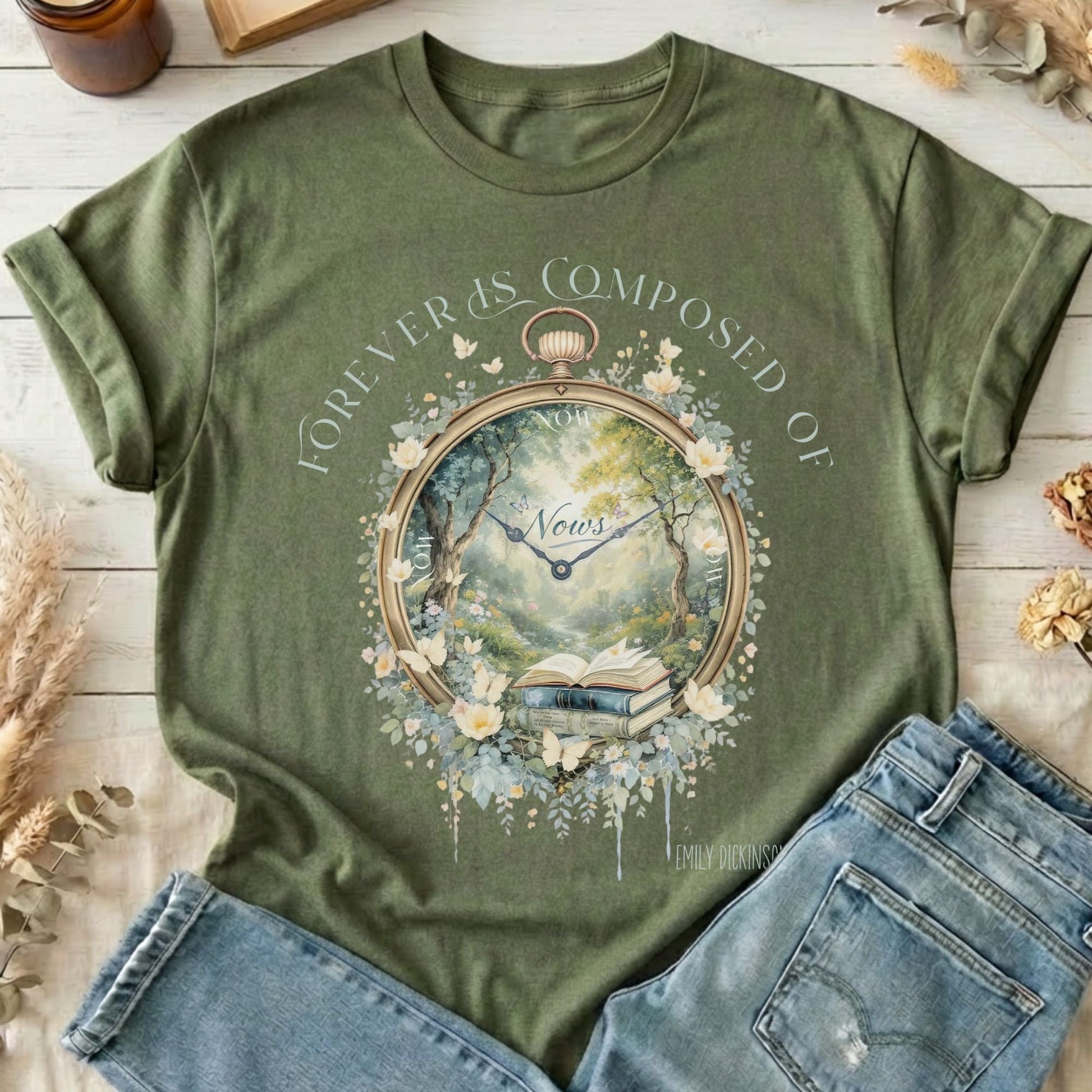 T-Shirts Military Green / S Design 240 T-Shirt The Mystic Eden