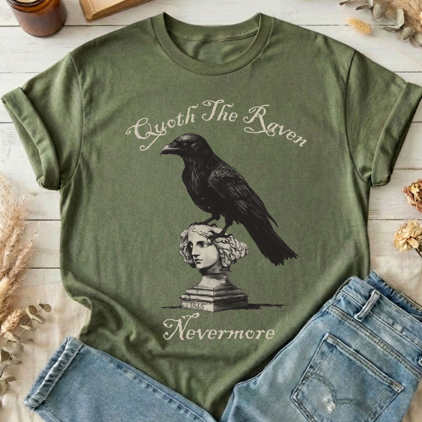 T-Shirts Military Green / S Design 242 T-Shirt The Mystic Eden
