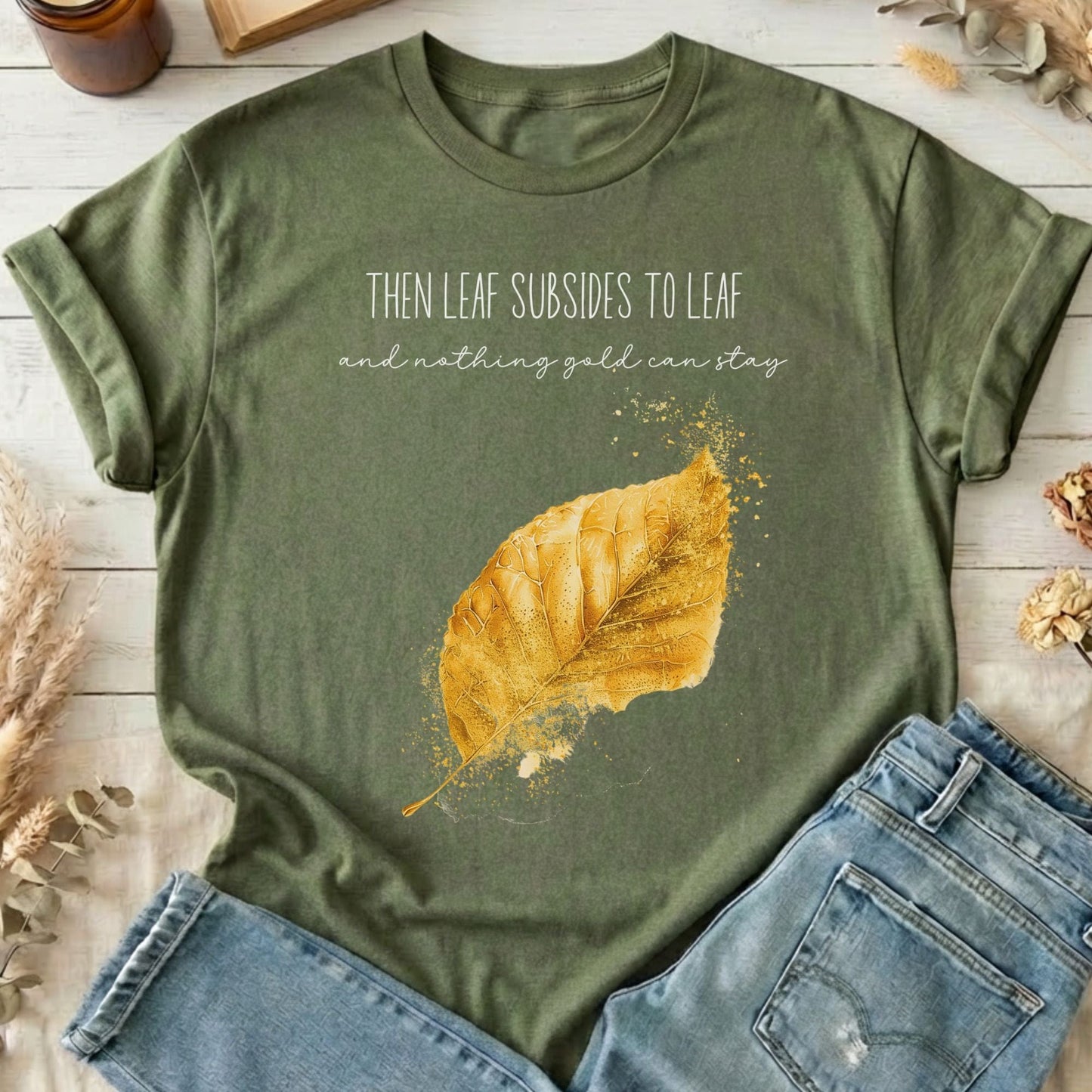 T-Shirts Military Green / S Design 247 T-Shirt The Mystic Eden