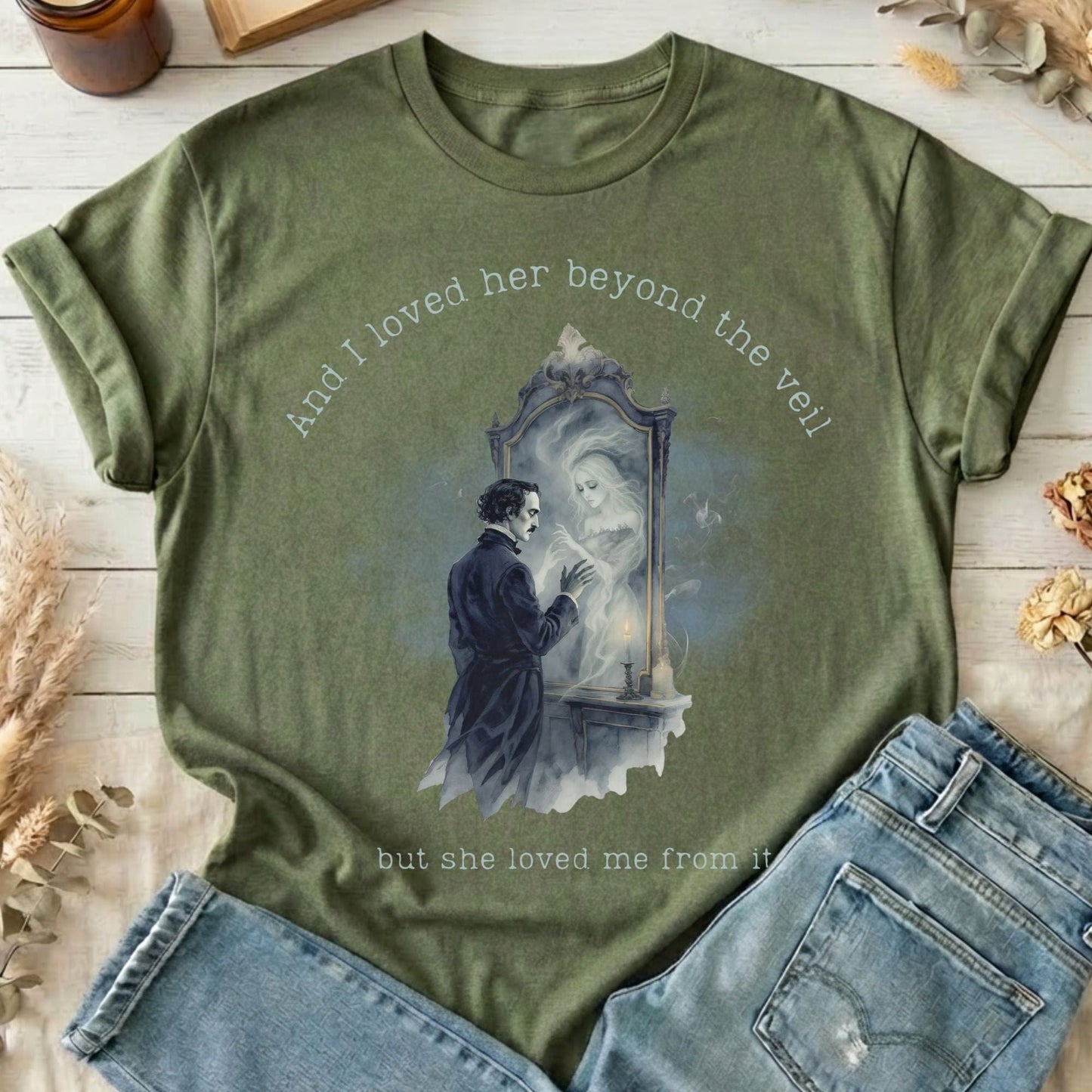 T-Shirts Military Green / S Design 249 T-Shirt The Mystic Eden