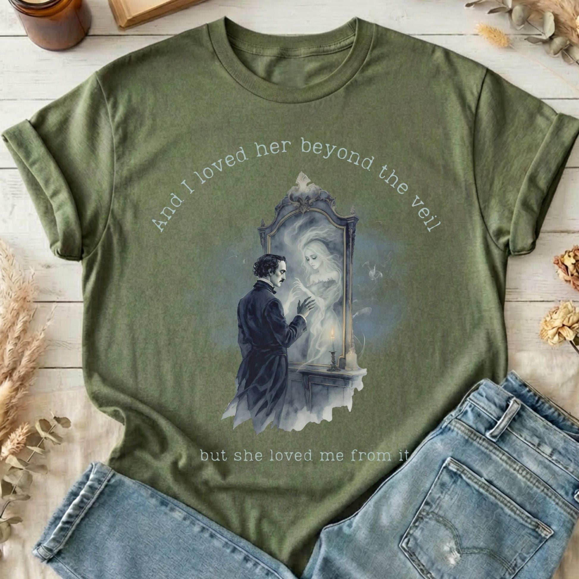 T-Shirts Military Green / S Design 249 T-Shirt The Mystic Eden