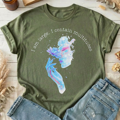 T-Shirts Military Green / S Design 251 T-Shirt The Mystic Eden