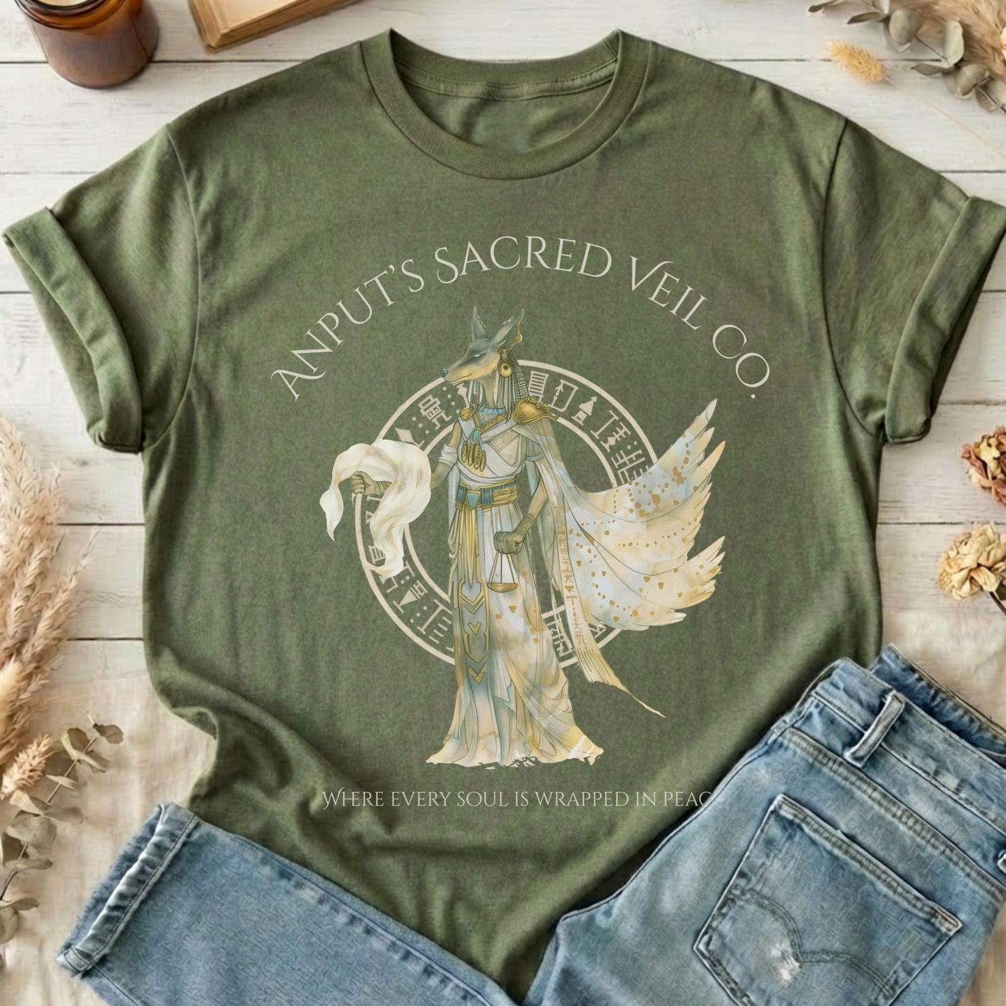 T-Shirts Military Green / S Design 262 T-Shirt The Mystic Eden