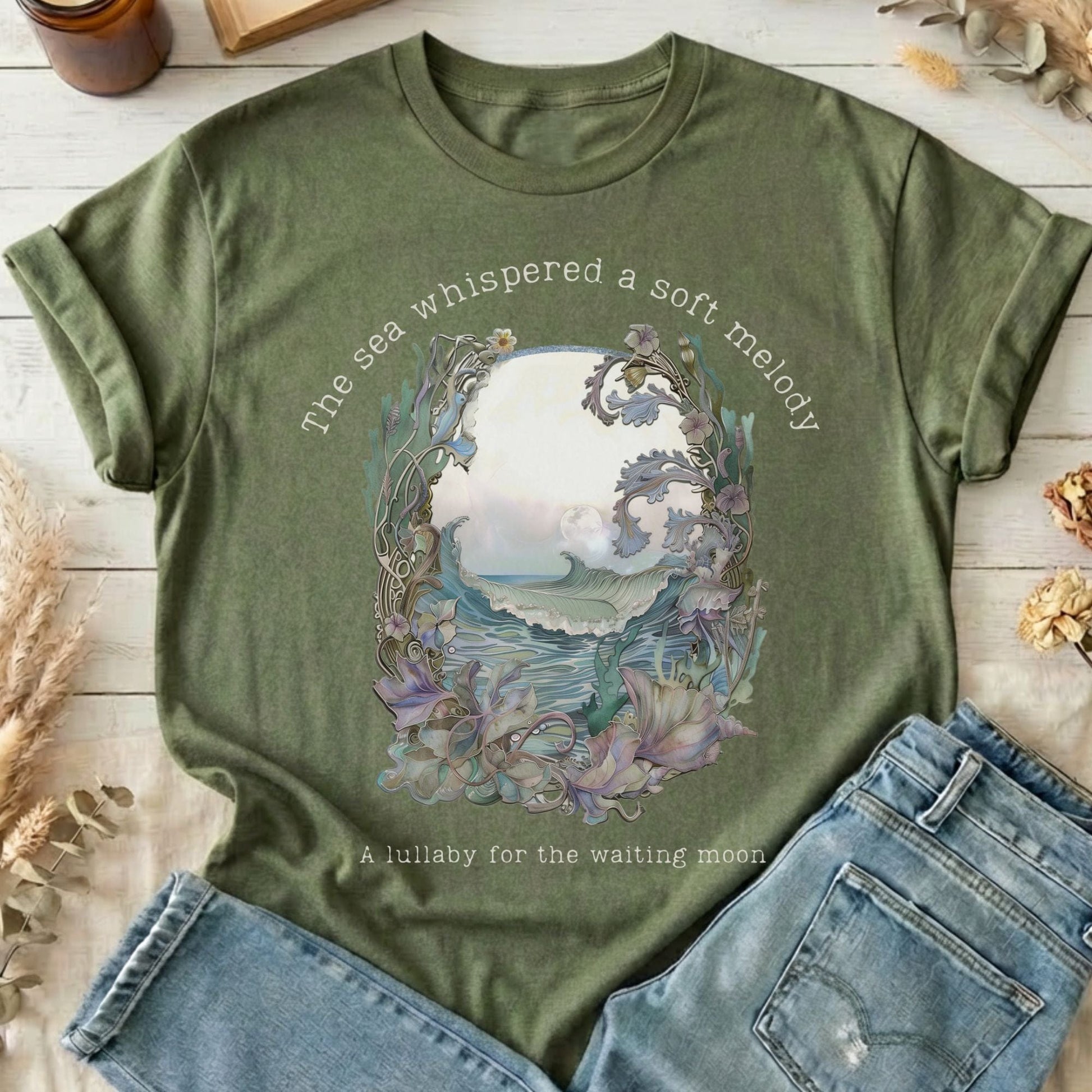 T-Shirts Military Green / S Design 271 T-Shirt The Mystic Eden