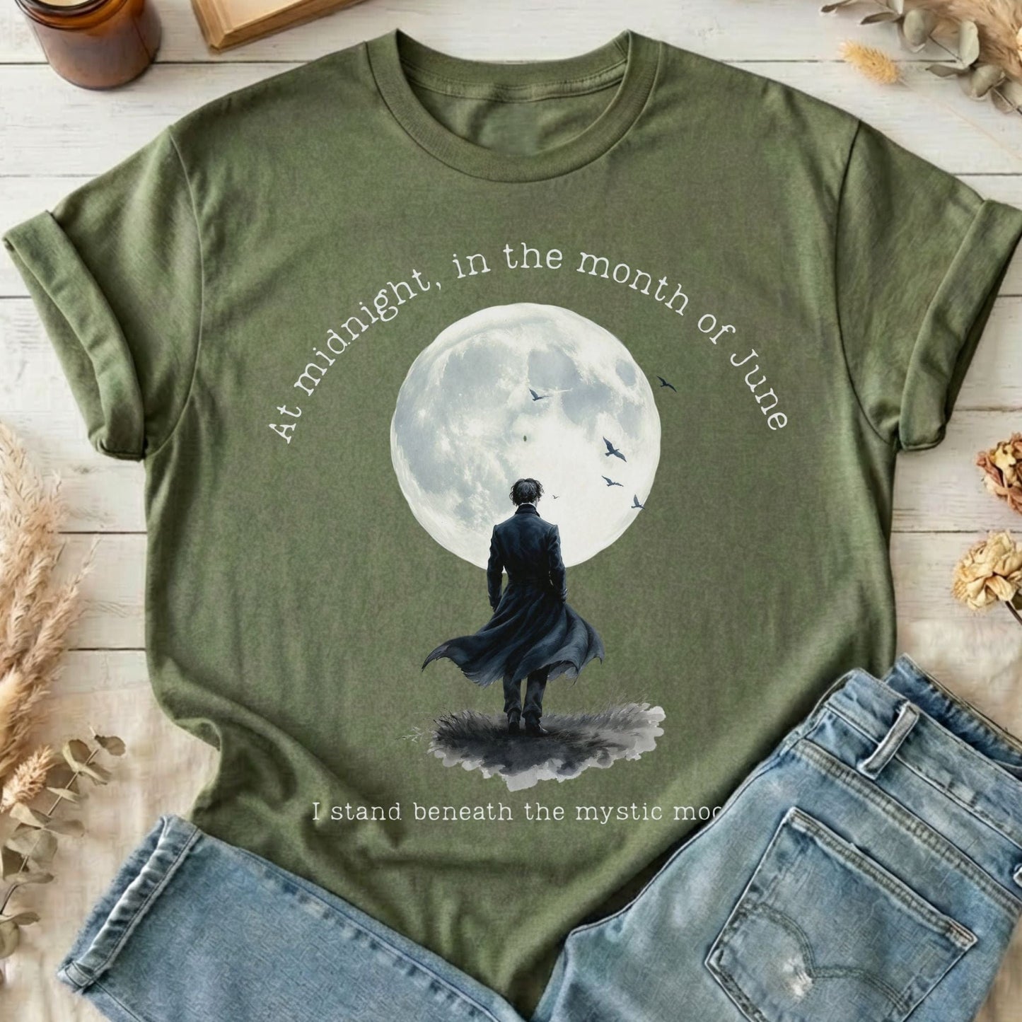 T-Shirts Military Green / S Design 277 T-Shirt The Mystic Eden