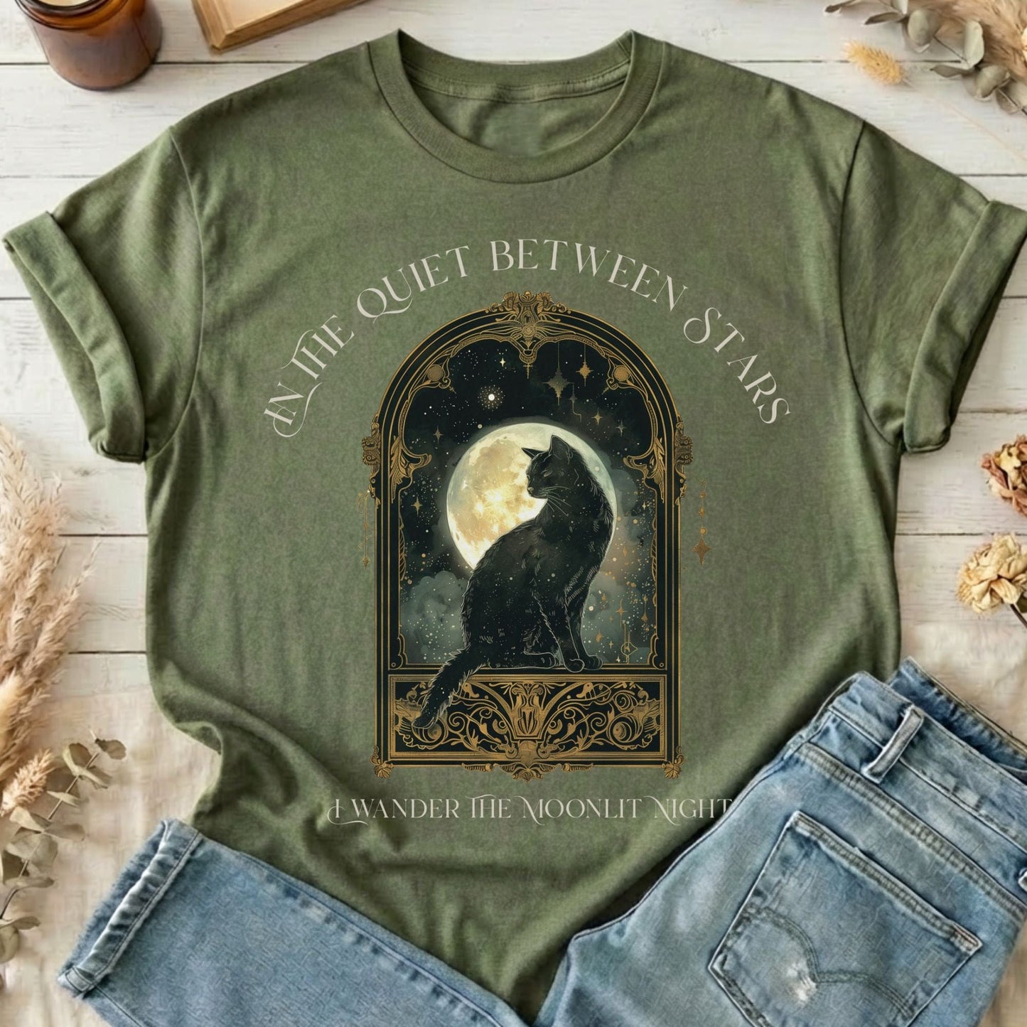 T-Shirts Military Green / S Design 279 T-Shirt The Mystic Eden