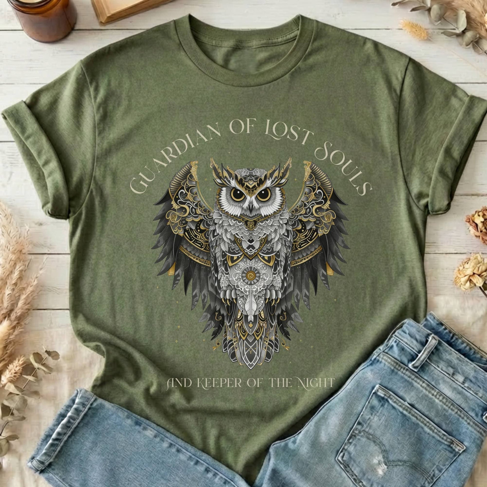 T-Shirts Military Green / S Design 280 T-Shirt The Mystic Eden