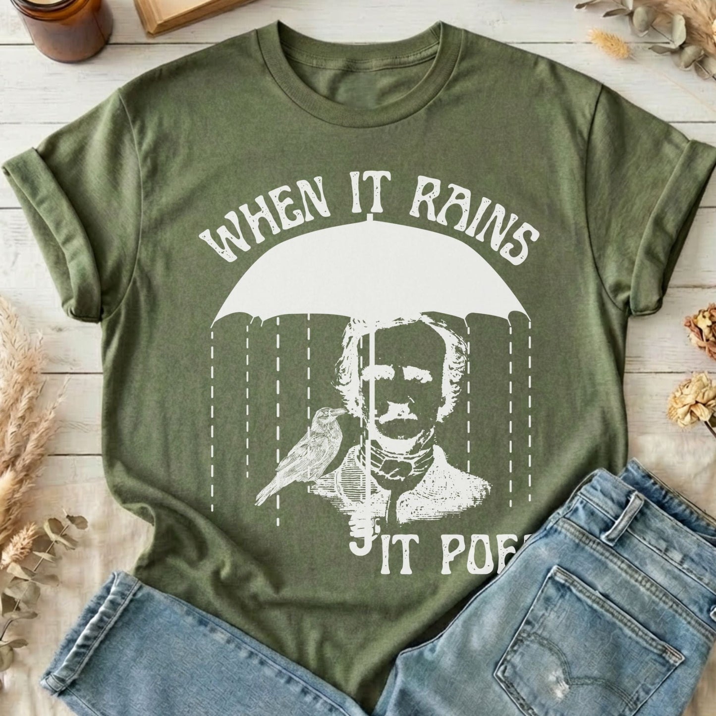 T-Shirts Military Green / S Design 61 T-Shirt The Mystic Eden