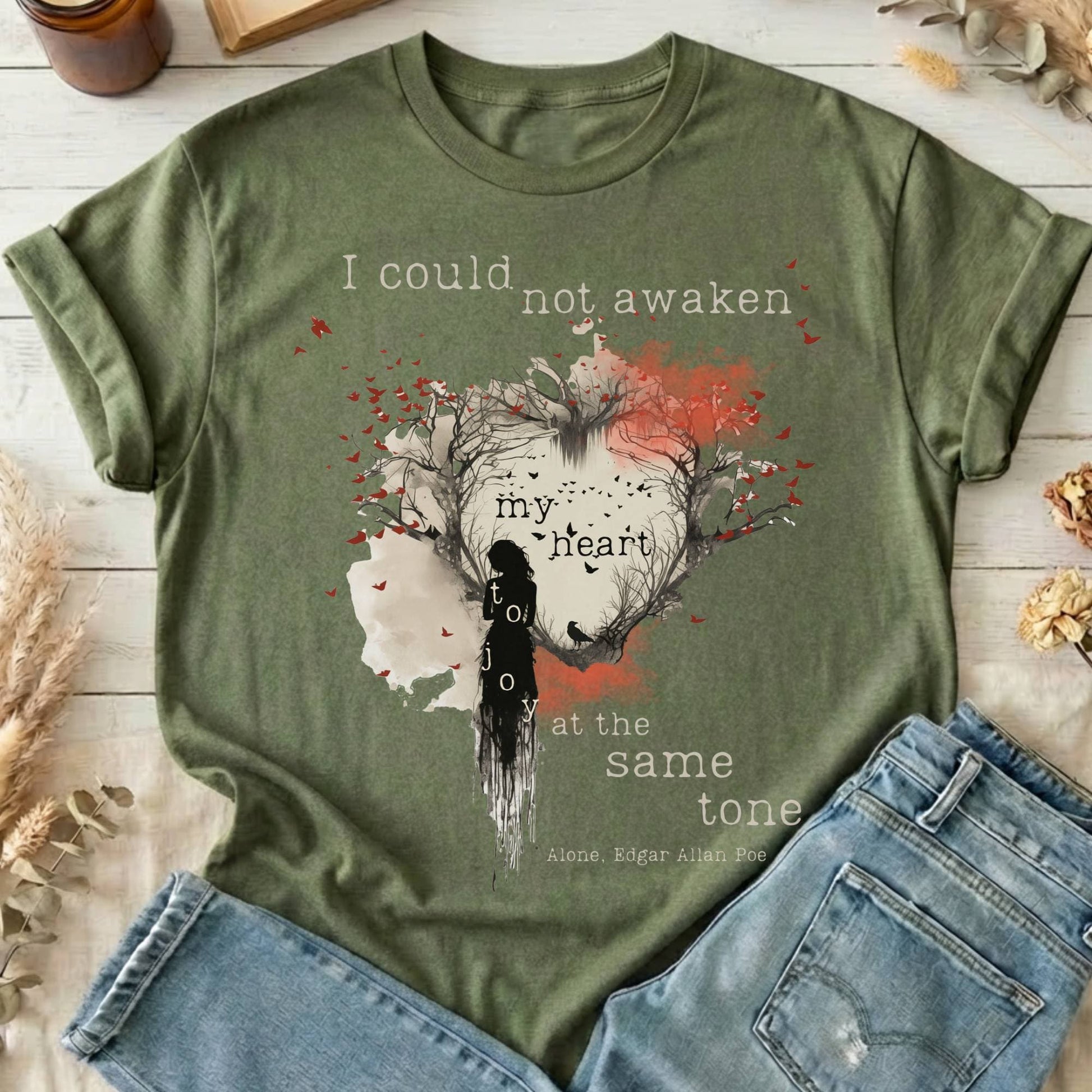 T-Shirts Military Green / S Design 62 T-Shirt The Mystic Eden