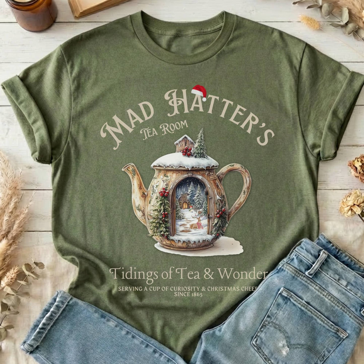 T-Shirts Military Green / S Design 91 T-Shirt The Mystic Eden