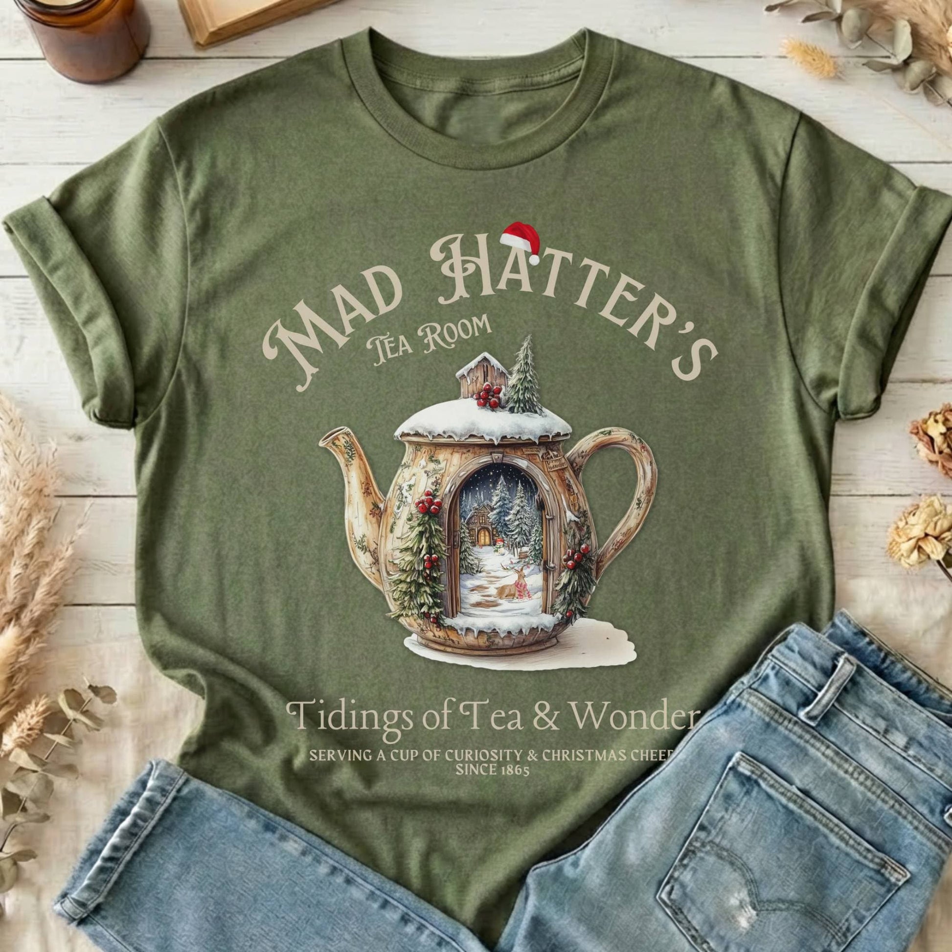 T-Shirts Military Green / S Design 91 T-Shirt The Mystic Eden