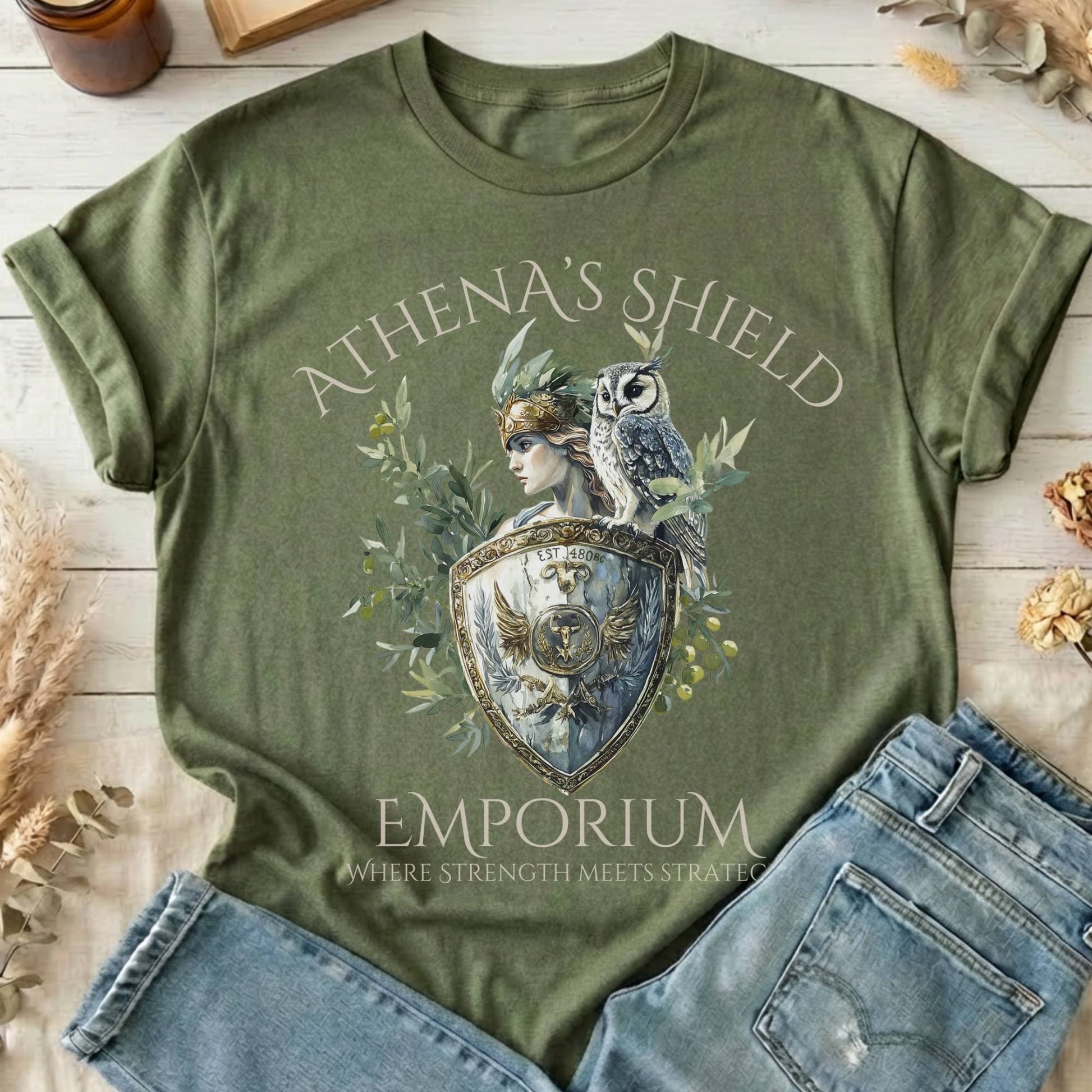 T-Shirts Military Green / S Design 94 T-Shirt The Mystic Eden