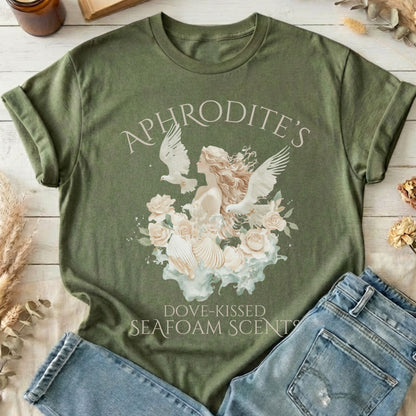 T-Shirts Military Green / S Design 96 T-Shirt The Mystic Eden
