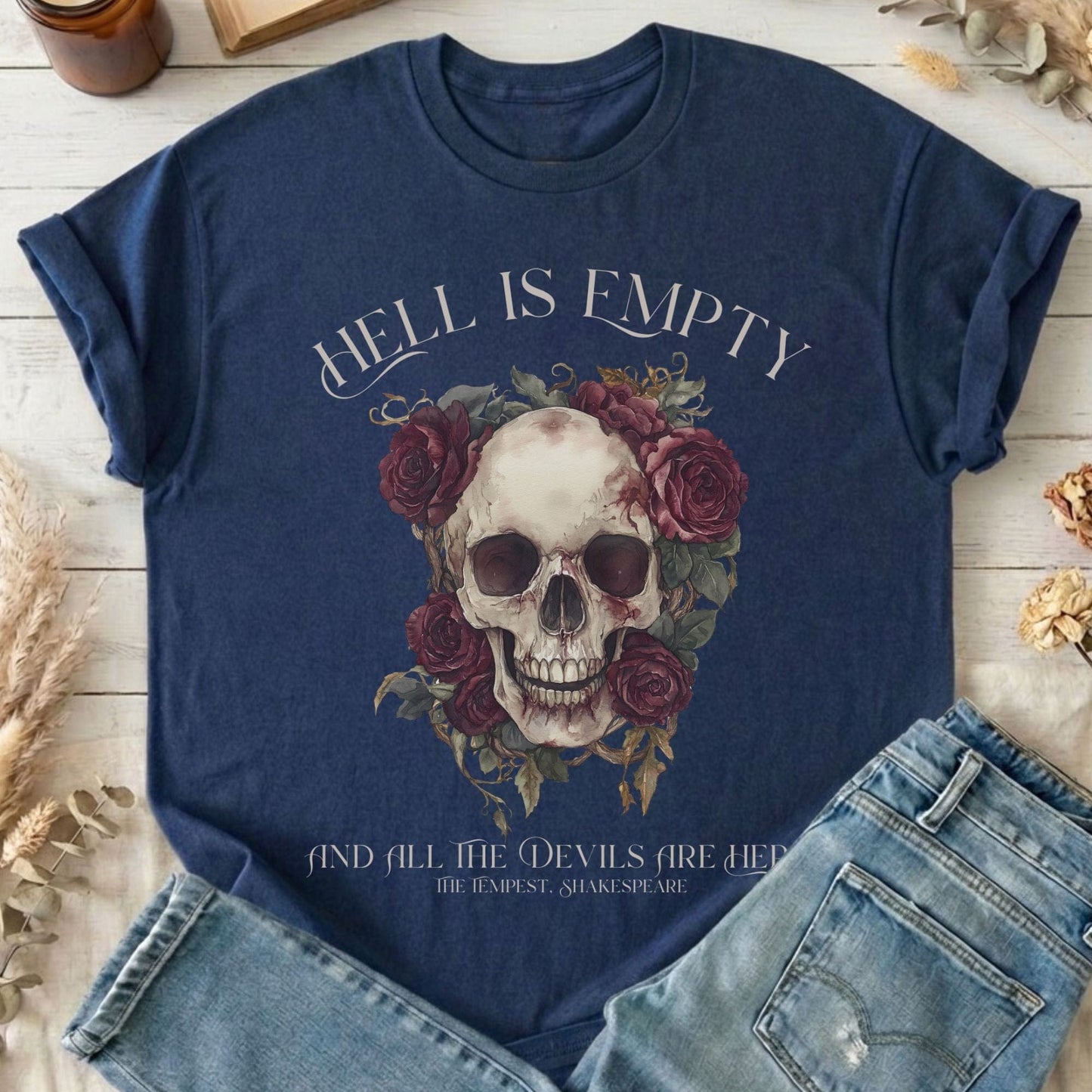T-Shirts Navy / S Design 187 T-Shirt The Mystic Eden