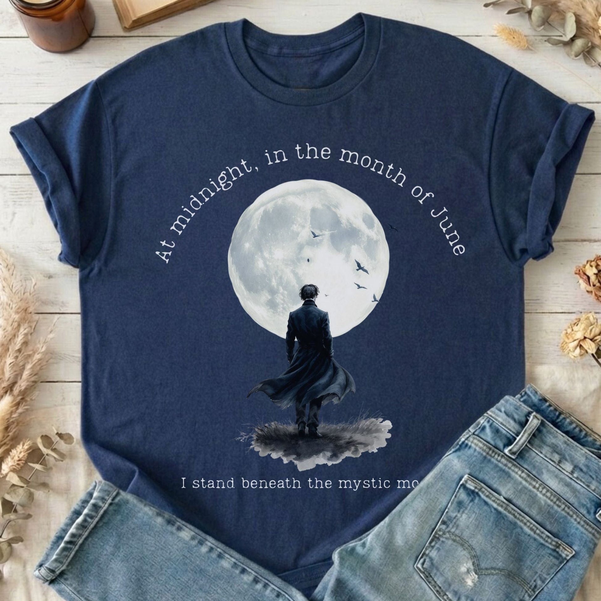 T-Shirts Navy / S Design 277 T-Shirt The Mystic Eden