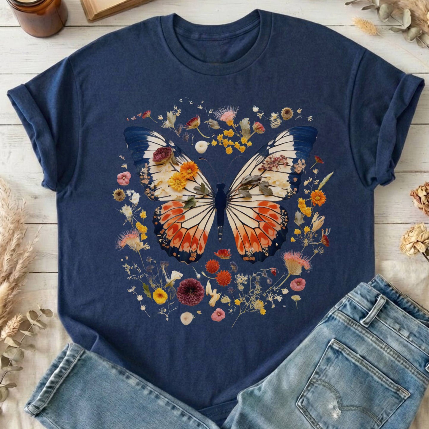 T-Shirts Navy / S Design 54 T-Shirt The Mystic Eden
