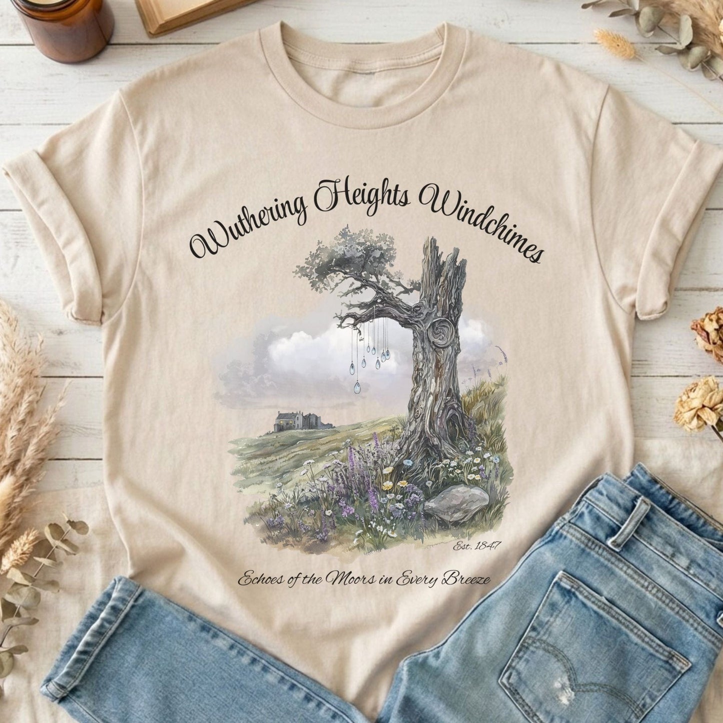 T-Shirts Sand / S Design 115 T-Shirt The Mystic Eden