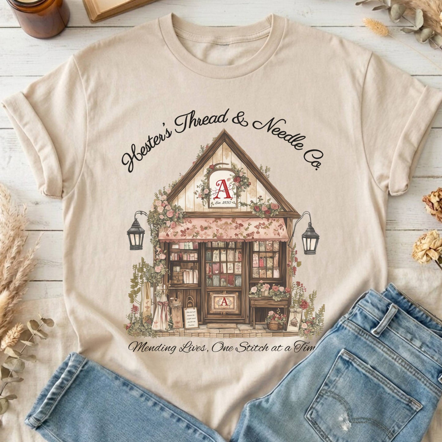 T-Shirts Sand / S Design 121 T-Shirt The Mystic Eden