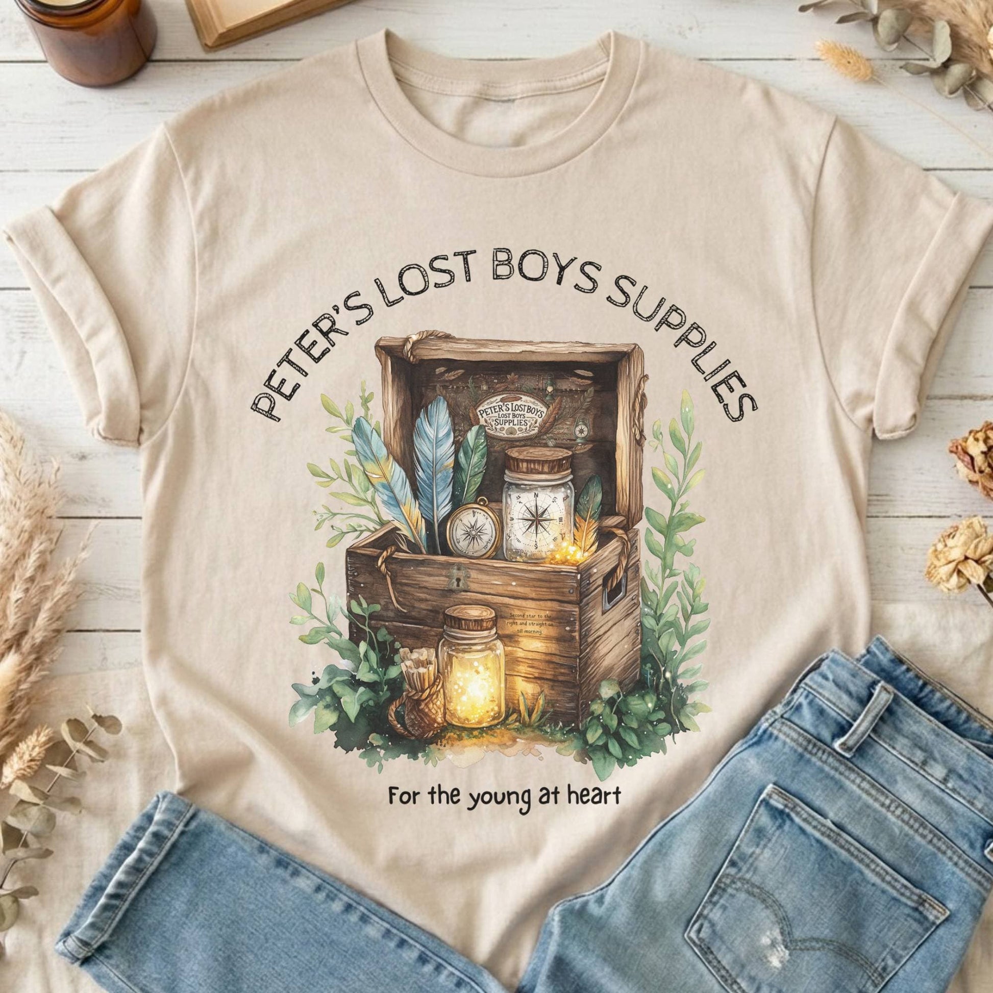 T-Shirts Sand / S Design 122 T-Shirt The Mystic Eden