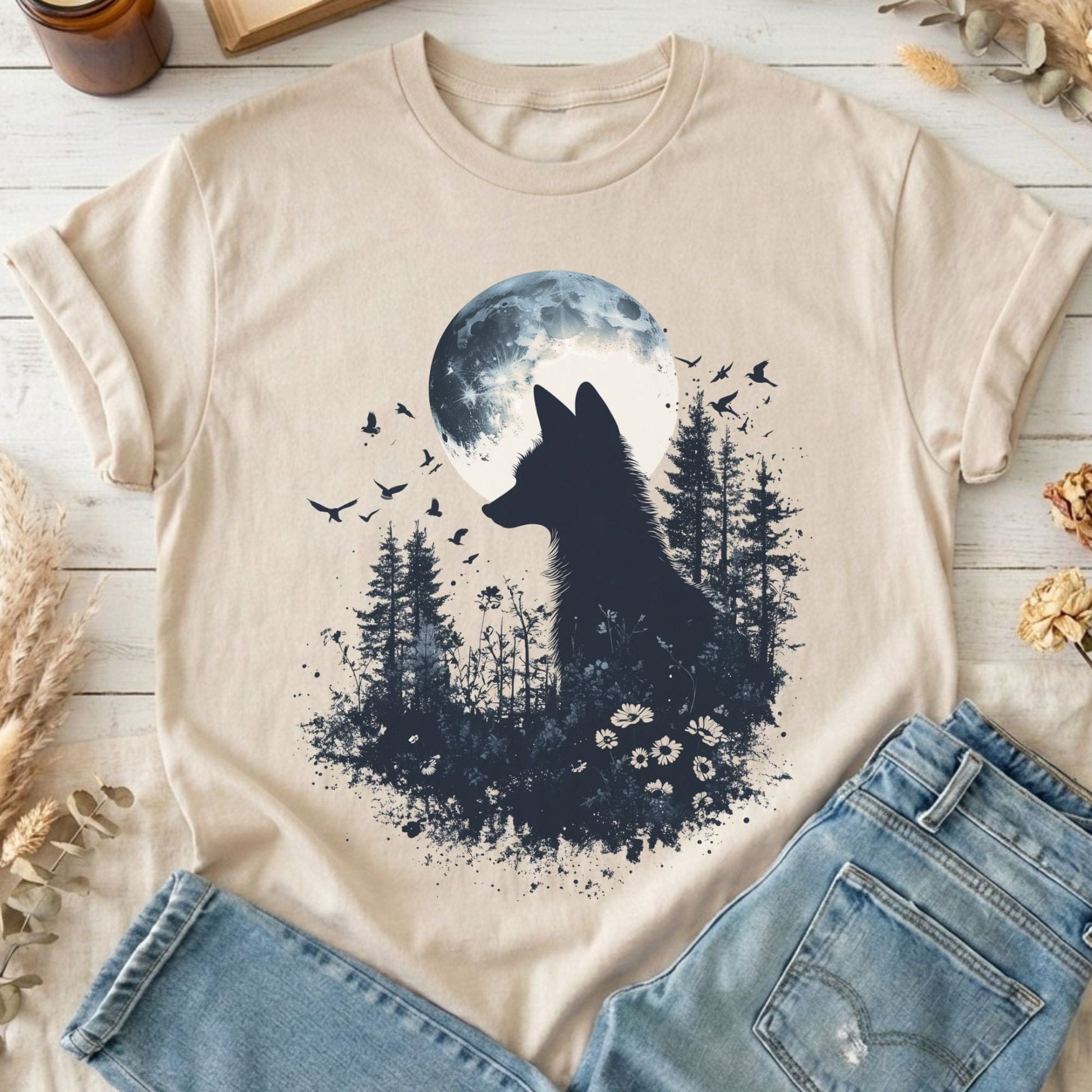 T-Shirts Sand / S Design 132 T-Shirt The Mystic Eden