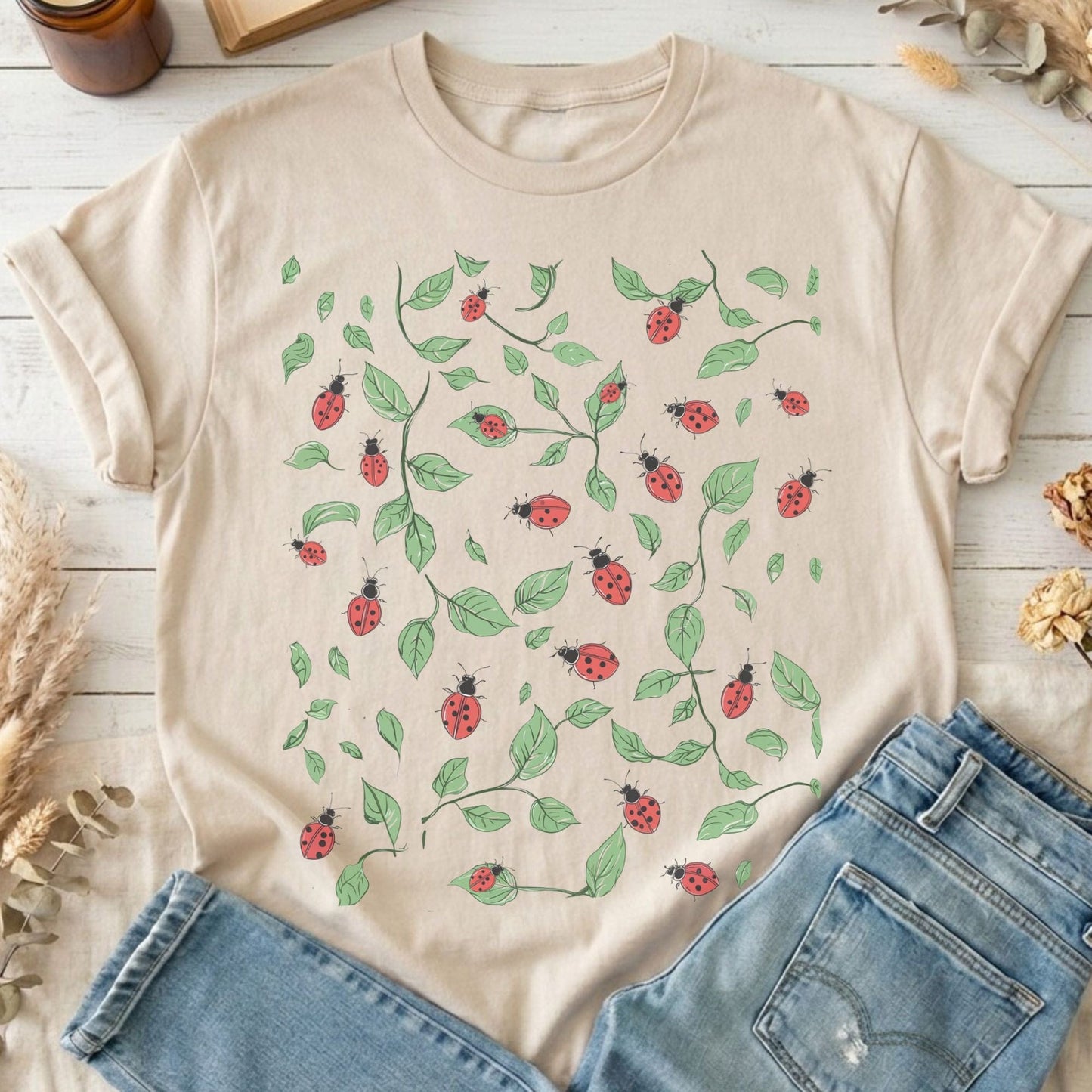 T-Shirts Sand / S Design 135 T-Shirt The Mystic Eden