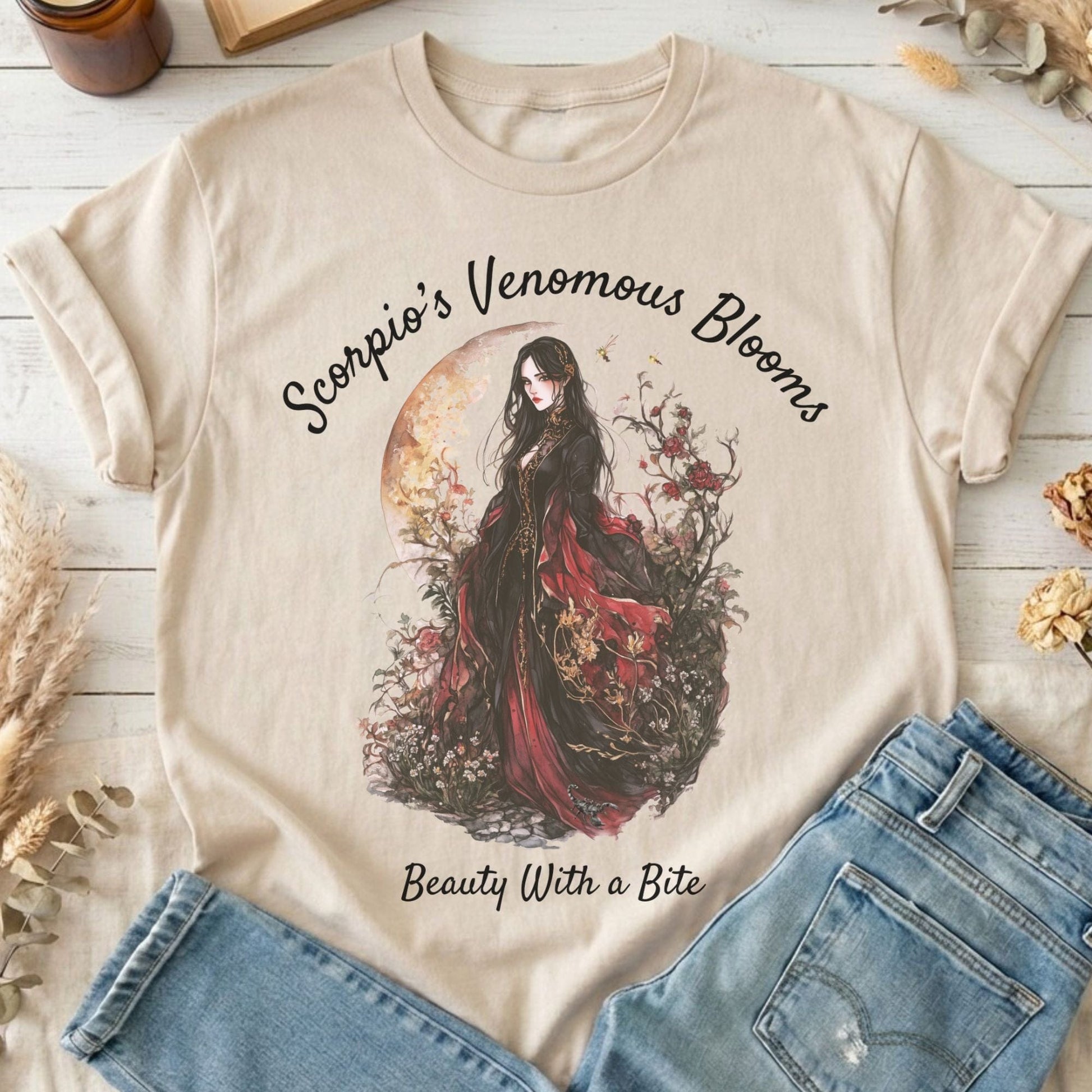 T-Shirts Sand / S Design 157 T-Shirt The Mystic Eden