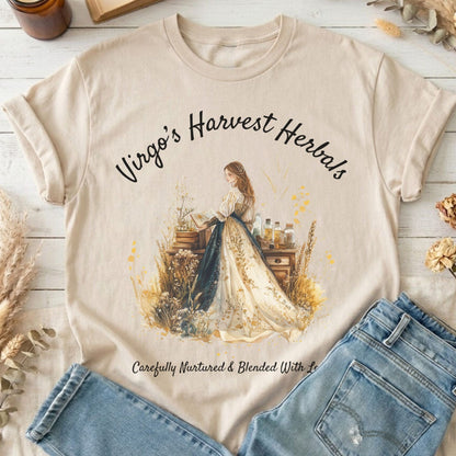 T-Shirts Sand / S Design 159 T-Shirt The Mystic Eden