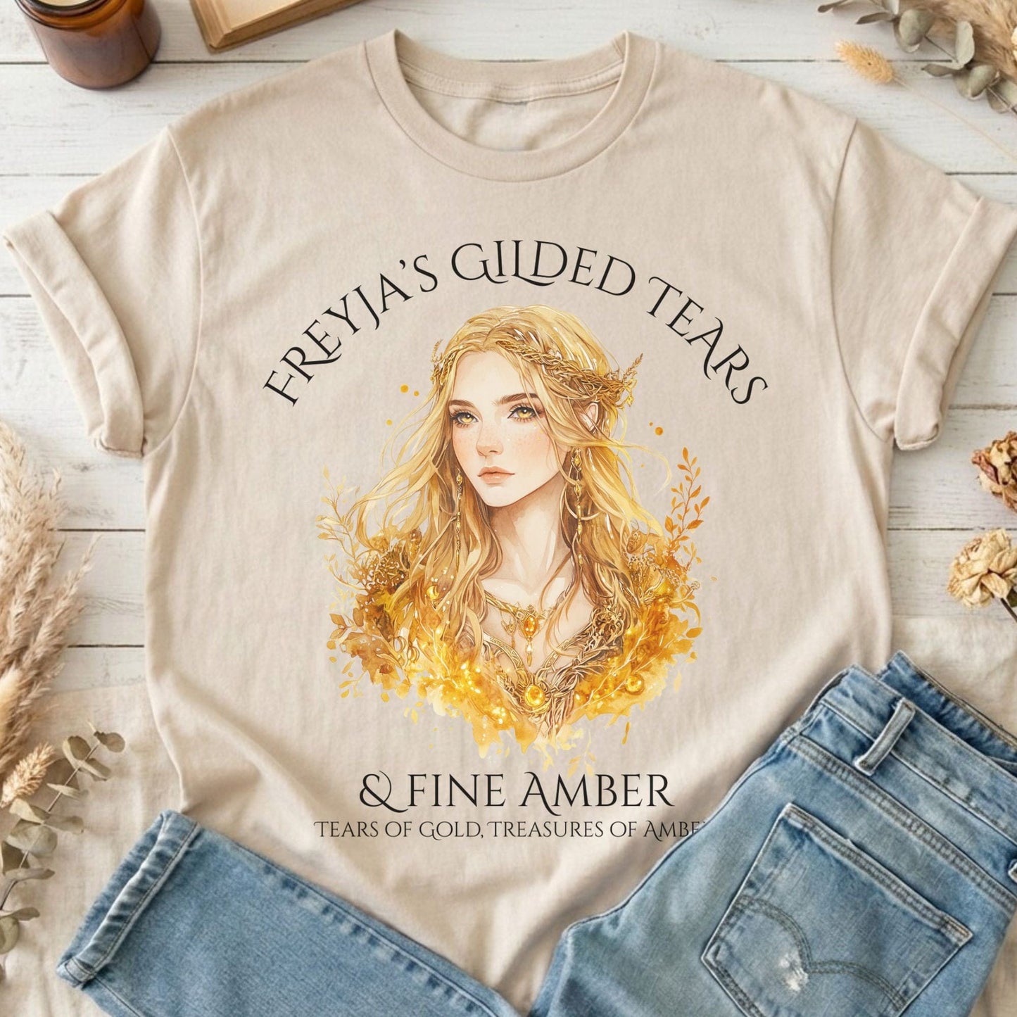 T-Shirts Sand / S Design 161 T-Shirt The Mystic Eden