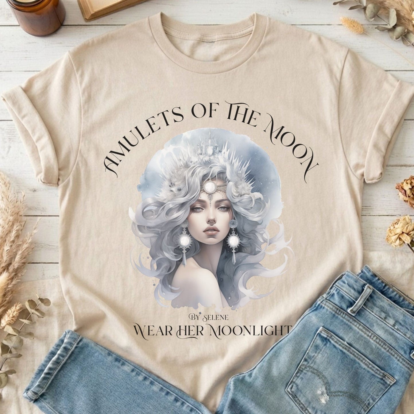 T-Shirts Sand / S Design 217 T-Shirt The Mystic Eden