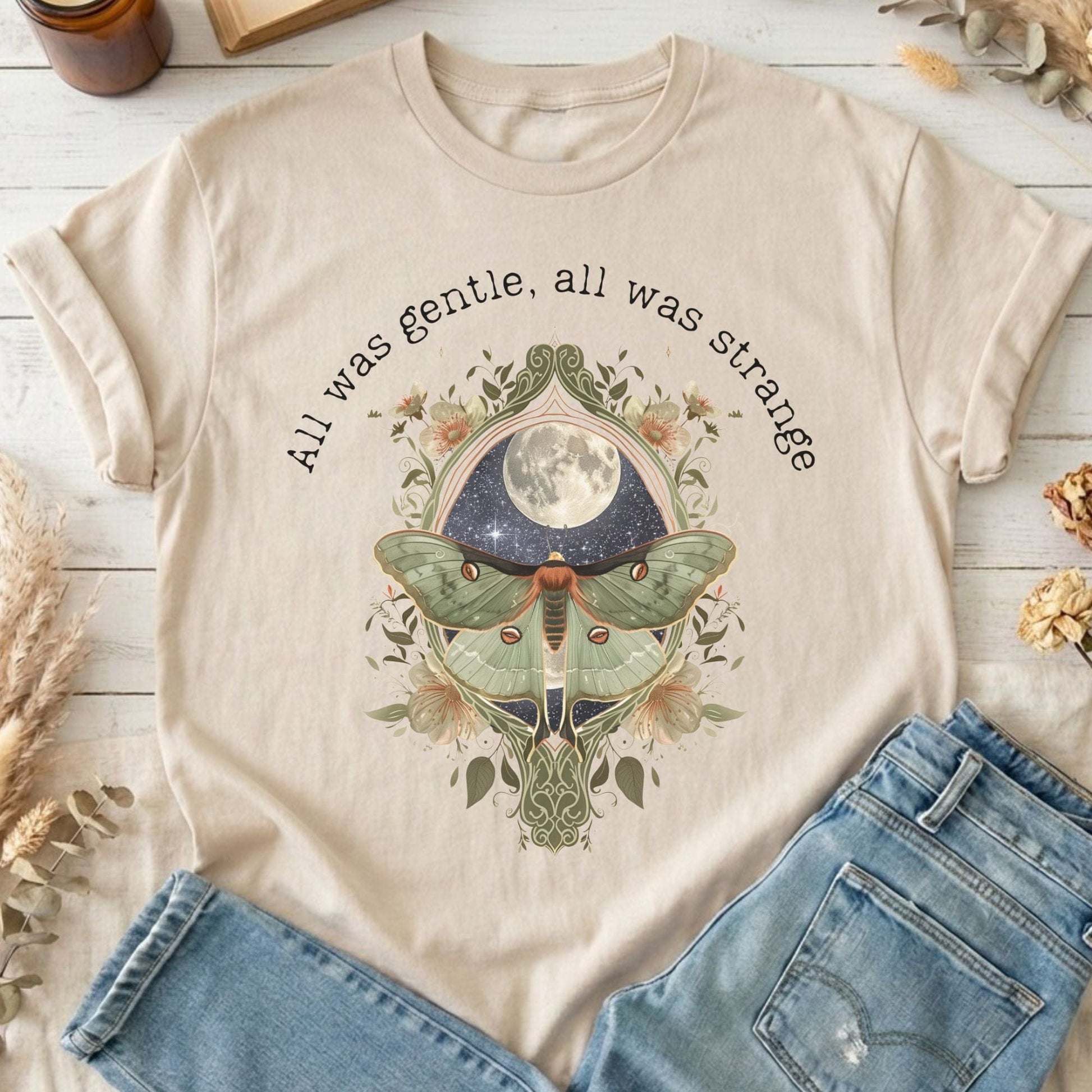 T-Shirts Sand / S Design 267 T-Shirt The Mystic Eden