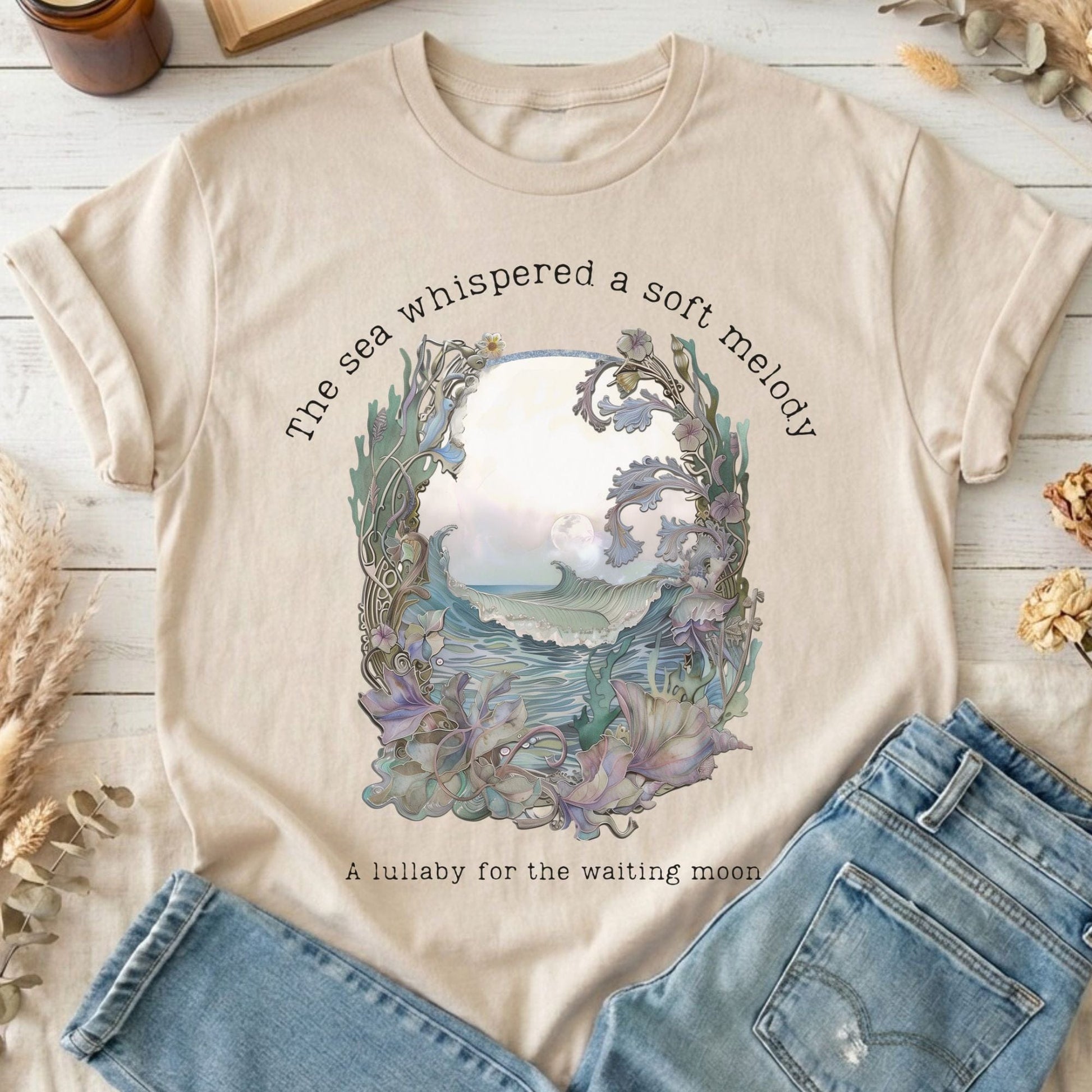 T-Shirts Sand / S Design 271 T-Shirt The Mystic Eden