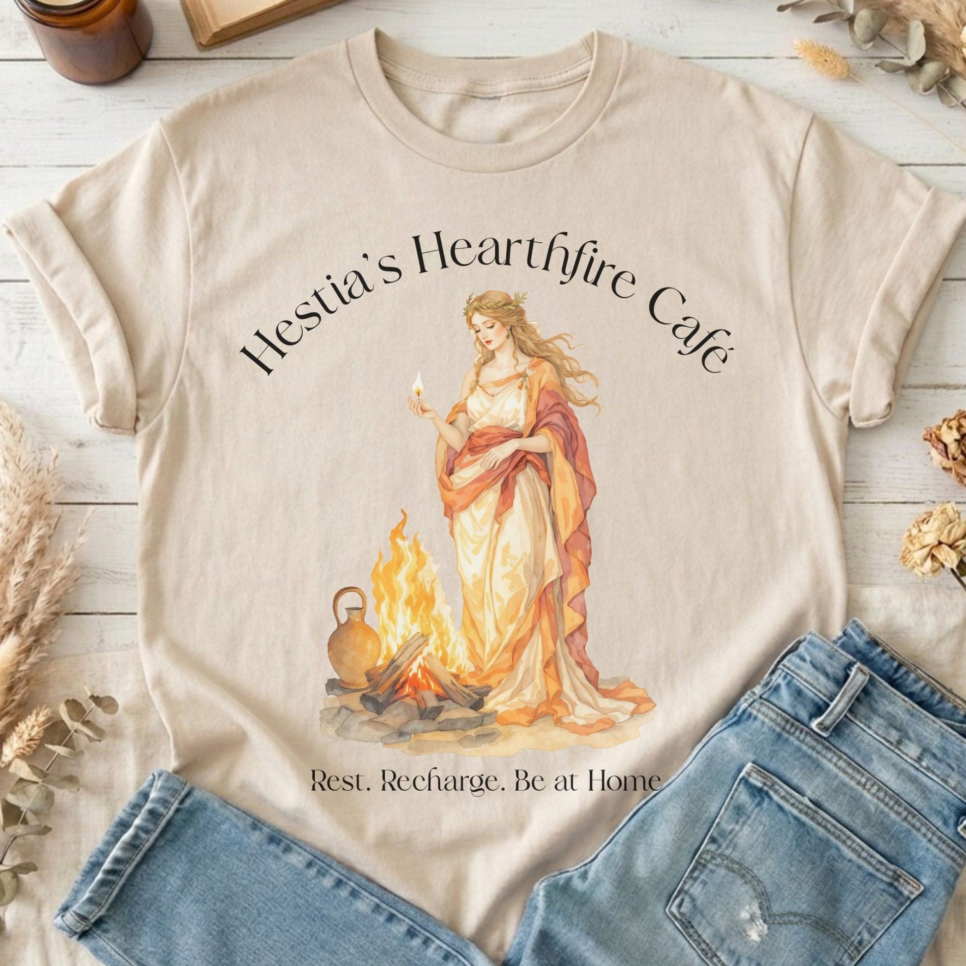 T-Shirts Sand / S Design 274 T-Shirt The Mystic Eden