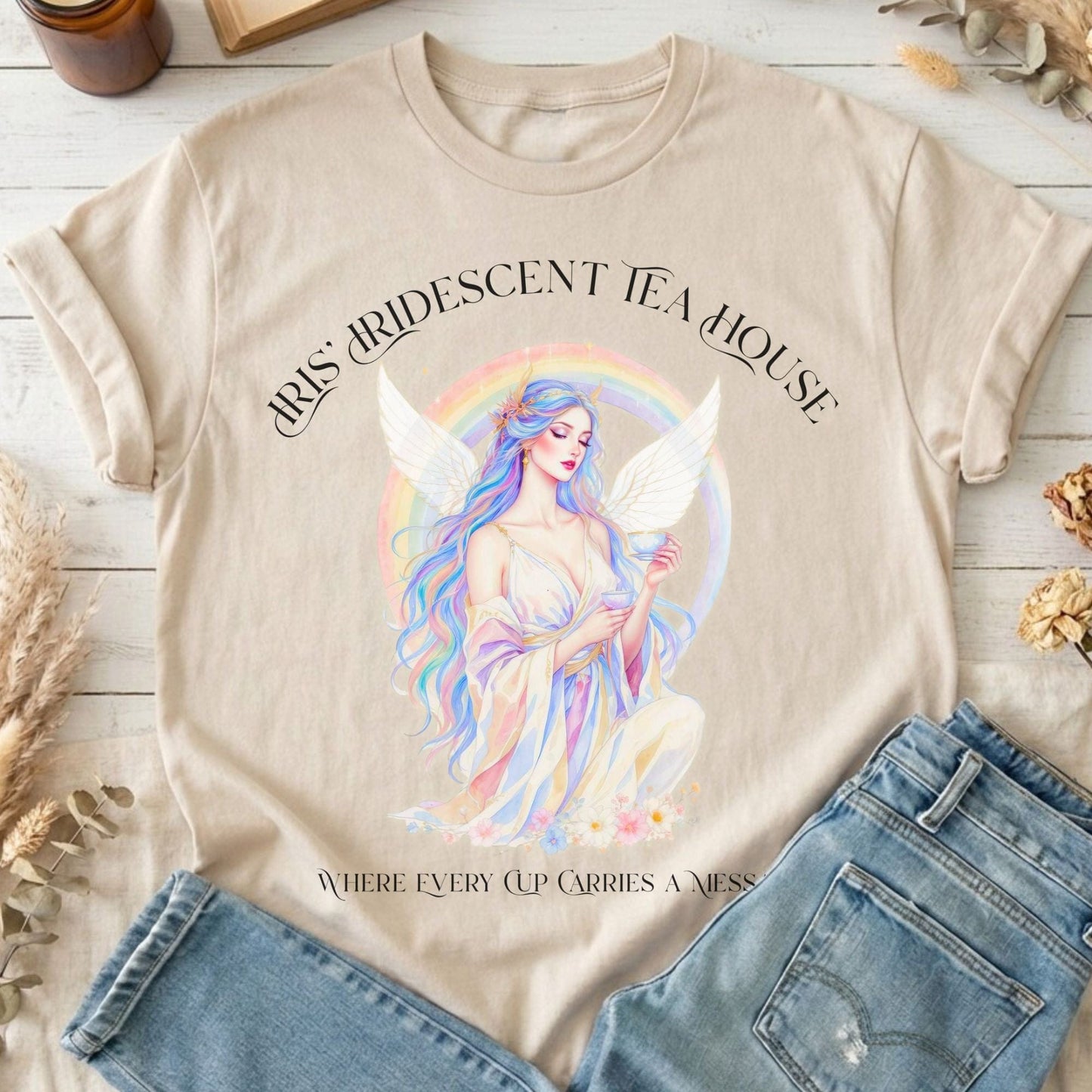 T-Shirts Sand / S Design 276 T-Shirt The Mystic Eden
