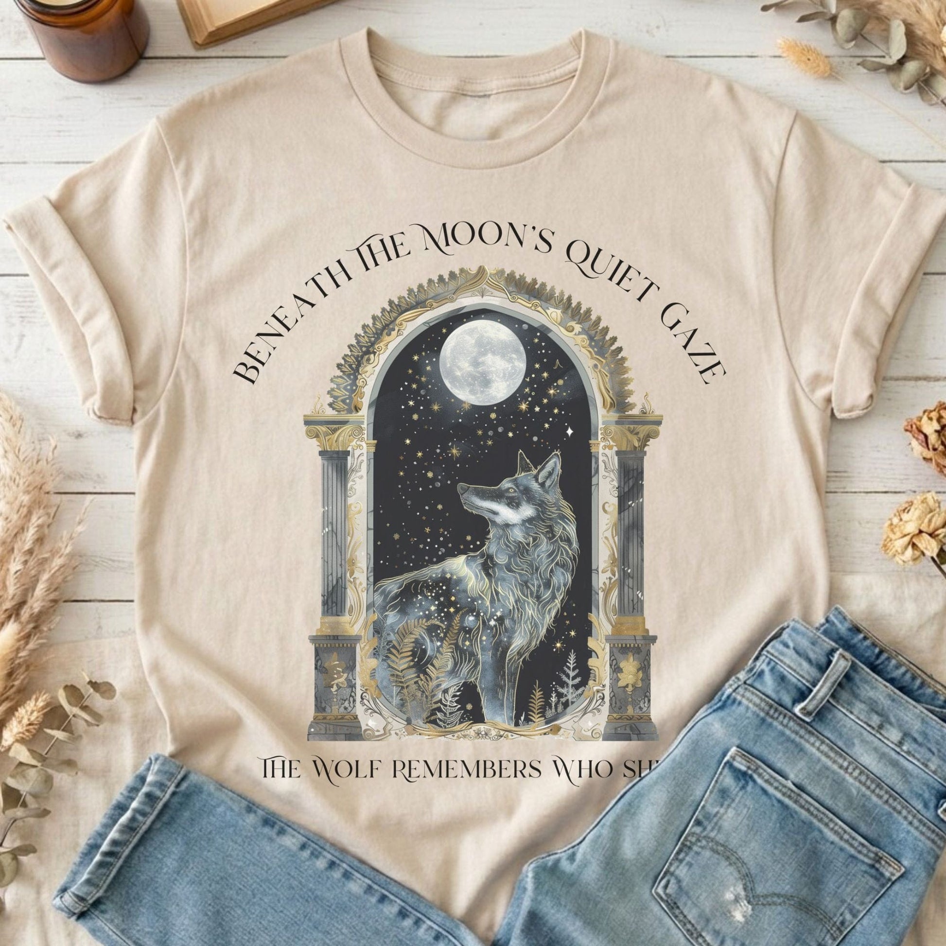 T-Shirts Sand / S Design 278 T-Shirt The Mystic Eden