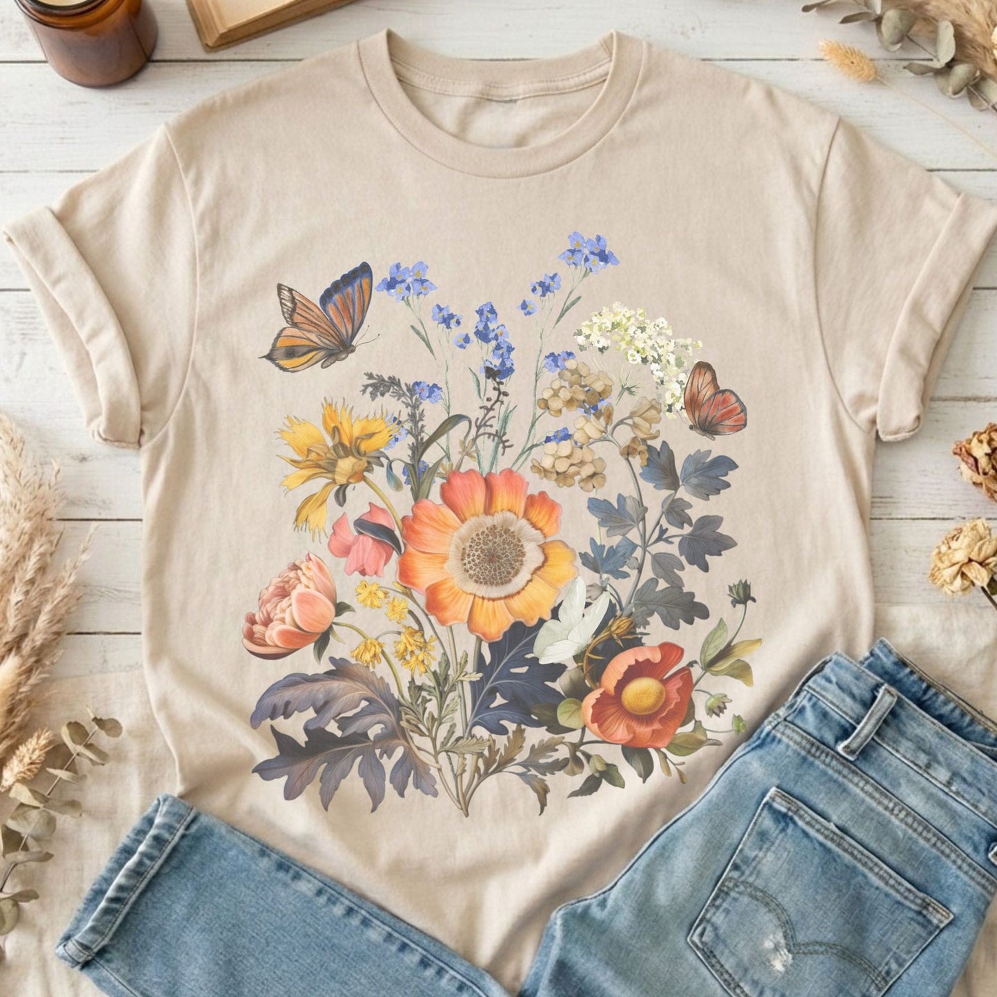 T-Shirts Sand / S Design 43 T-Shirt The Mystic Eden