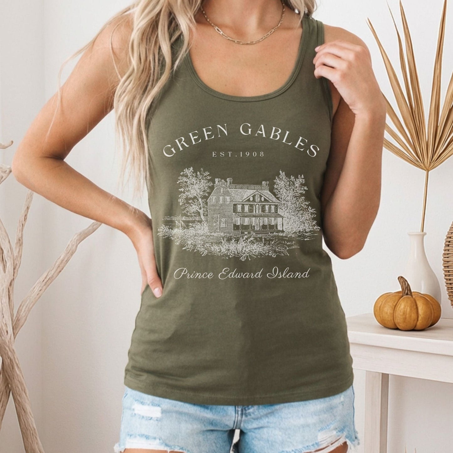 Tank Top Anne of Green Gables Women's Racerback Tank Top The Mystic Eden