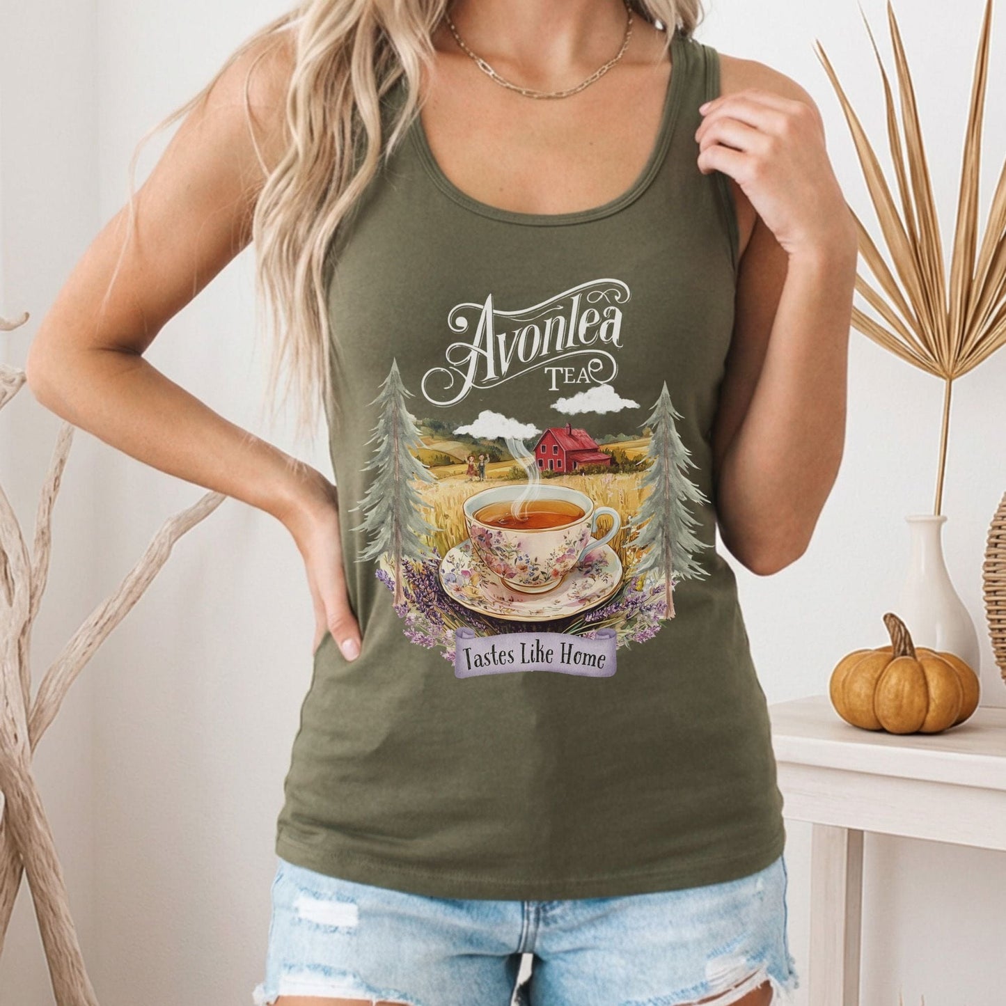 Tank Top Avonlea Tee Anne of Green Gables Women's Racerback Tank Top The Mystic Eden