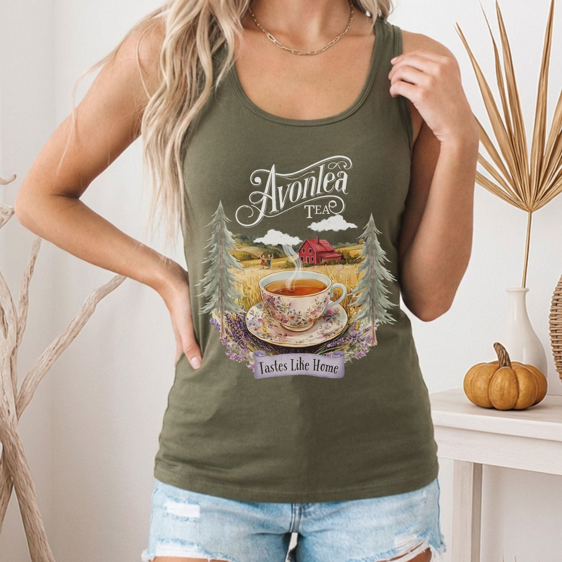 Tank Top Avonlea Tee Anne of Green Gables Women's Racerback Tank Top The Mystic Eden