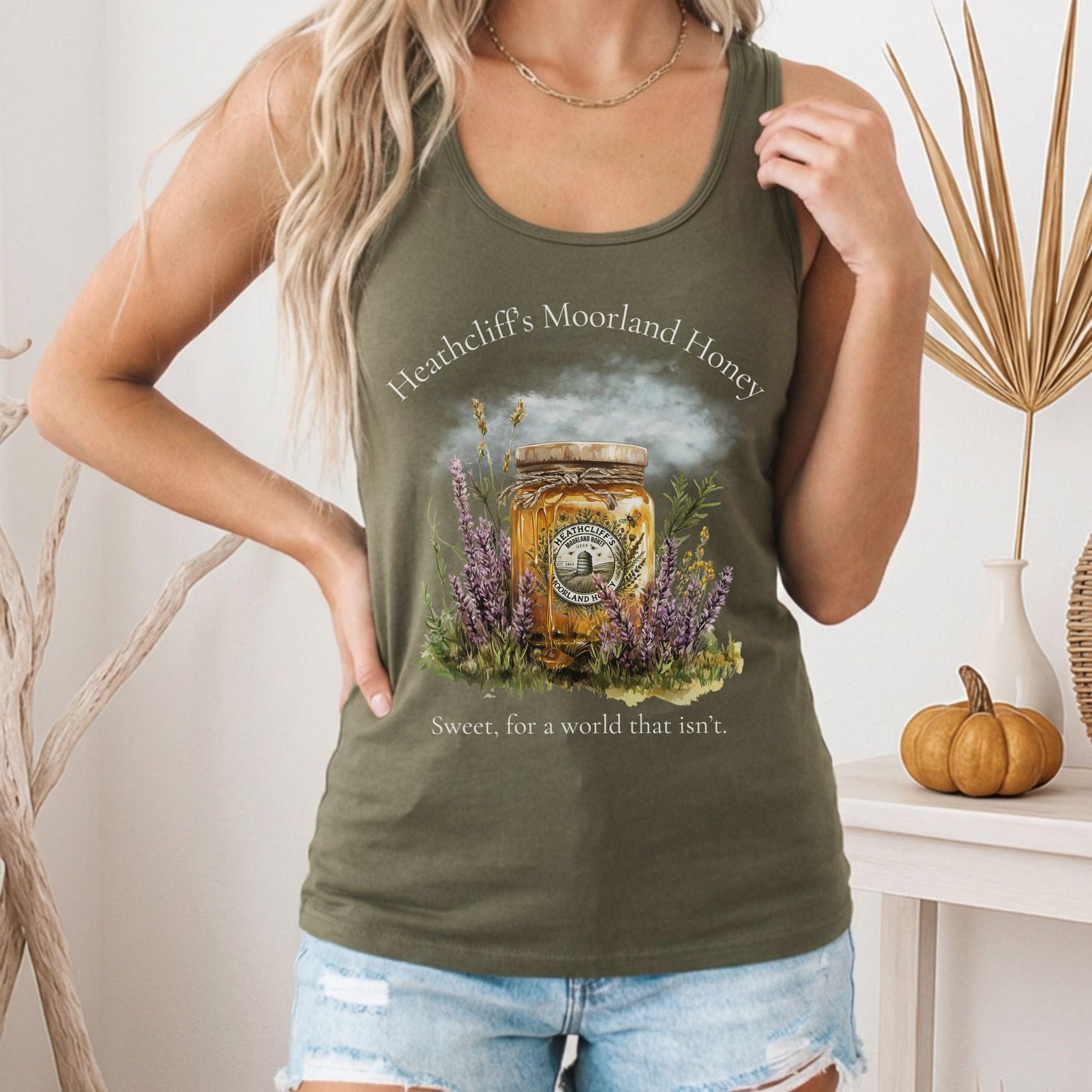 Tank Top Heathcliff's Moorland Honey Women's Racerback Tank Top The Mystic Eden