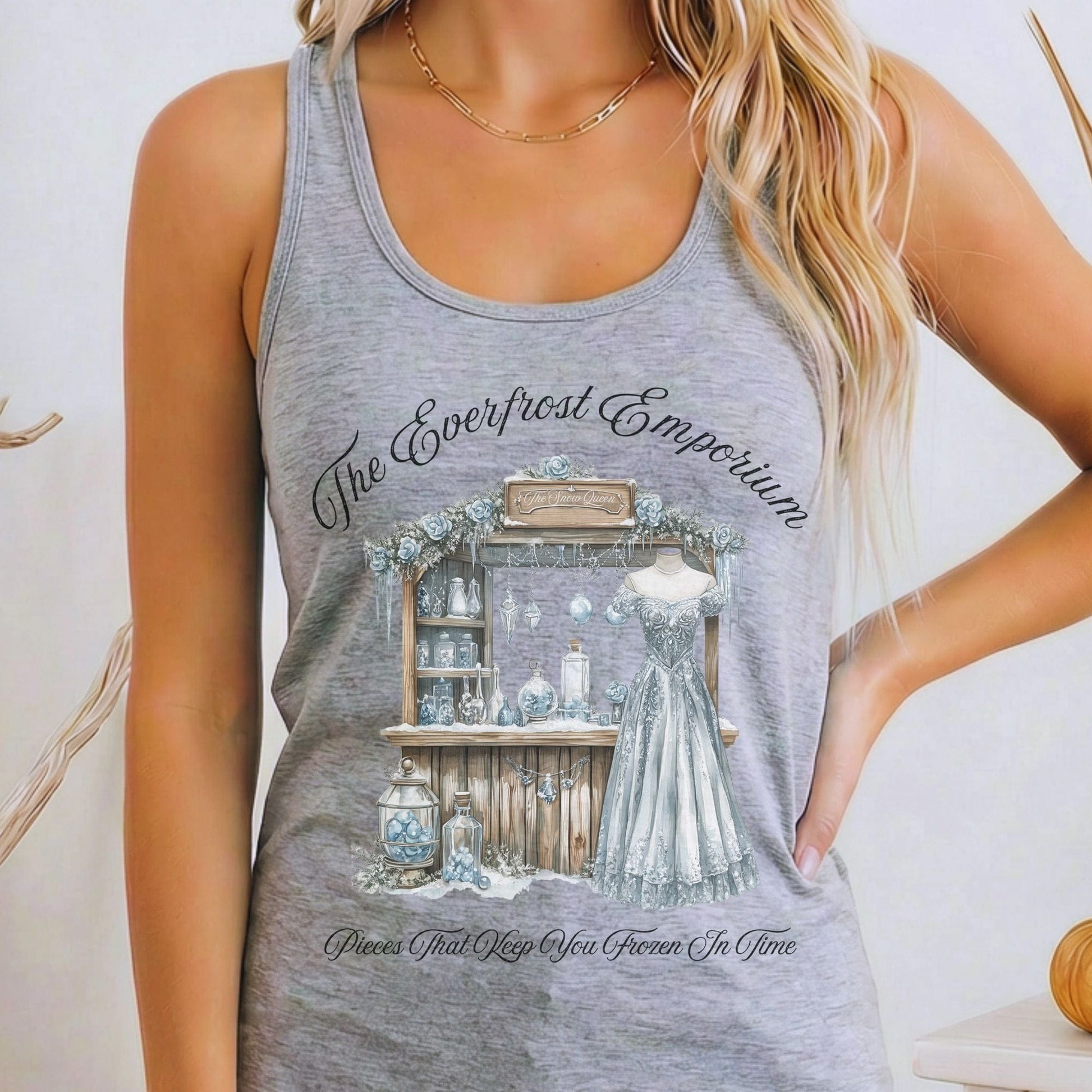 Tank Top Heather Grey / XS Design 176 Tank Top The Mystic Eden