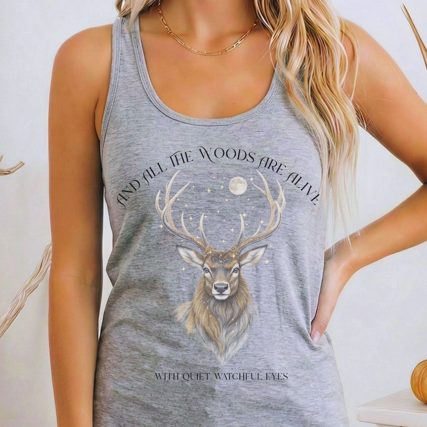Tank Top Heather Grey / XS Design 282 Tank Top The Mystic Eden